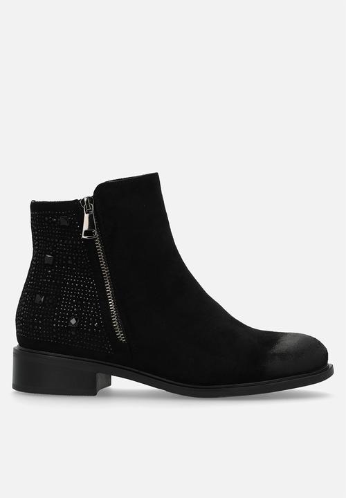 Miss Black Zadar 2 Black Ladies Ankle Boot - Image 2