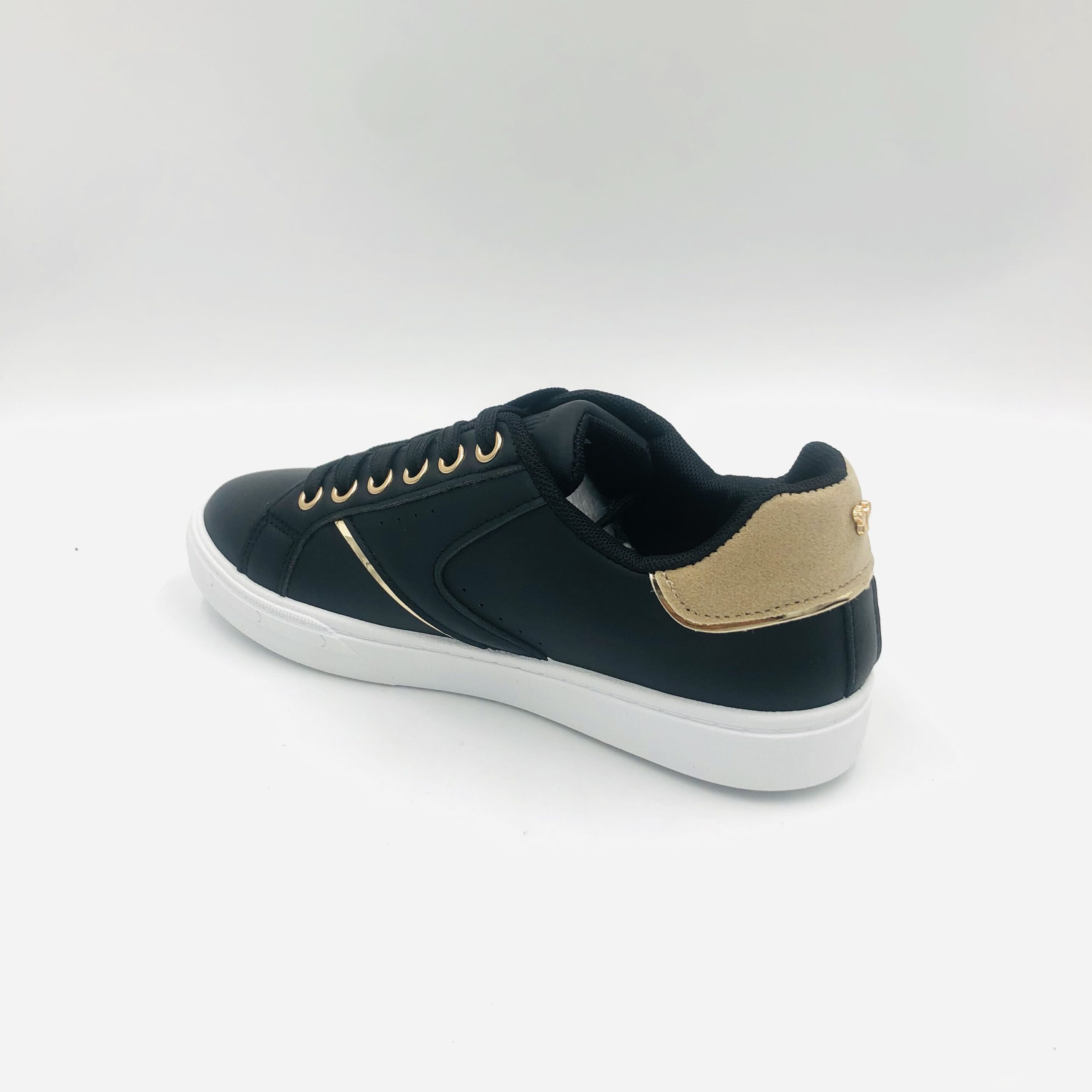 Butterfly Phoenix 1 Black Ladies Court Sneaker - Image 3