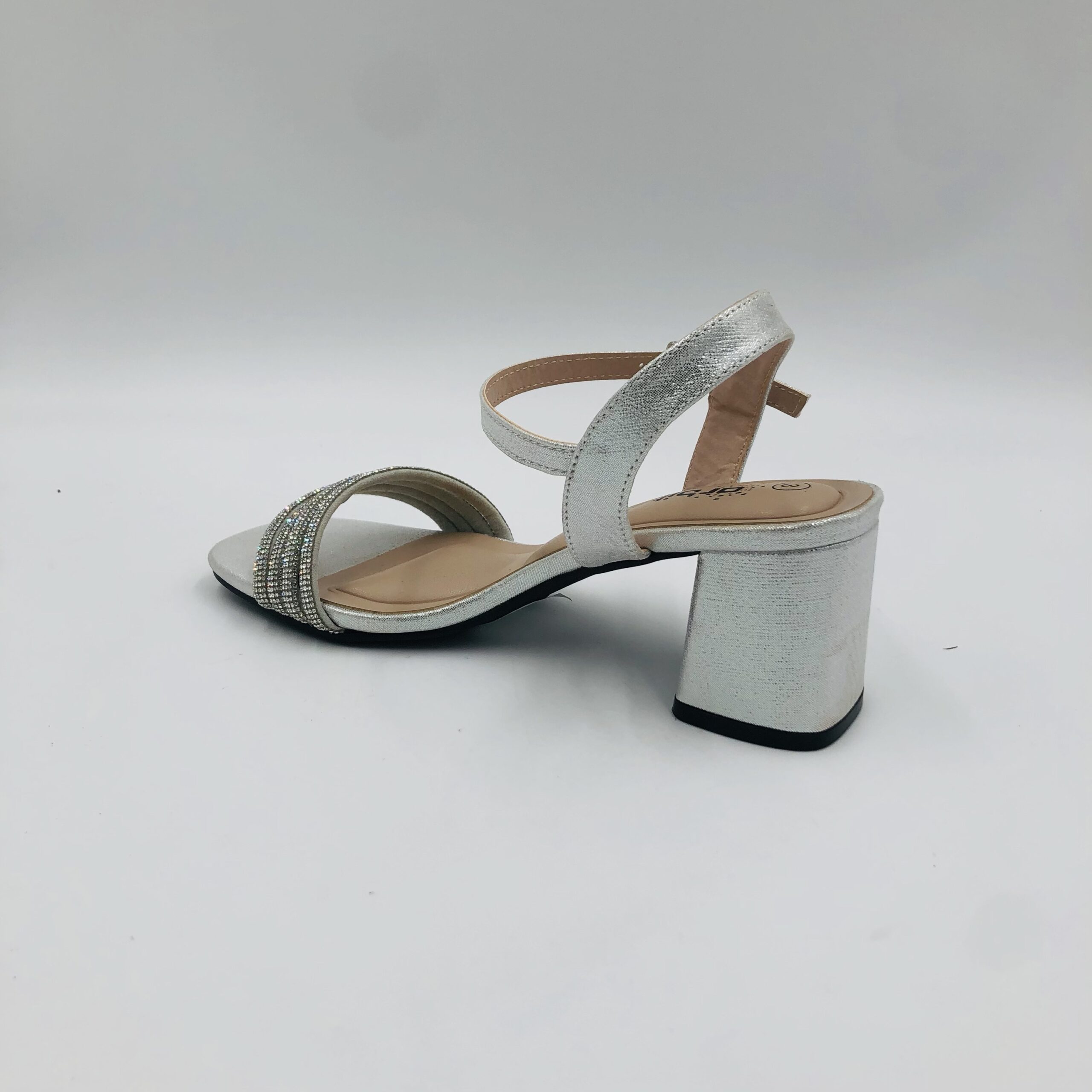 Orbit Ljde01 Silver Ladies Block Heel - Image 3