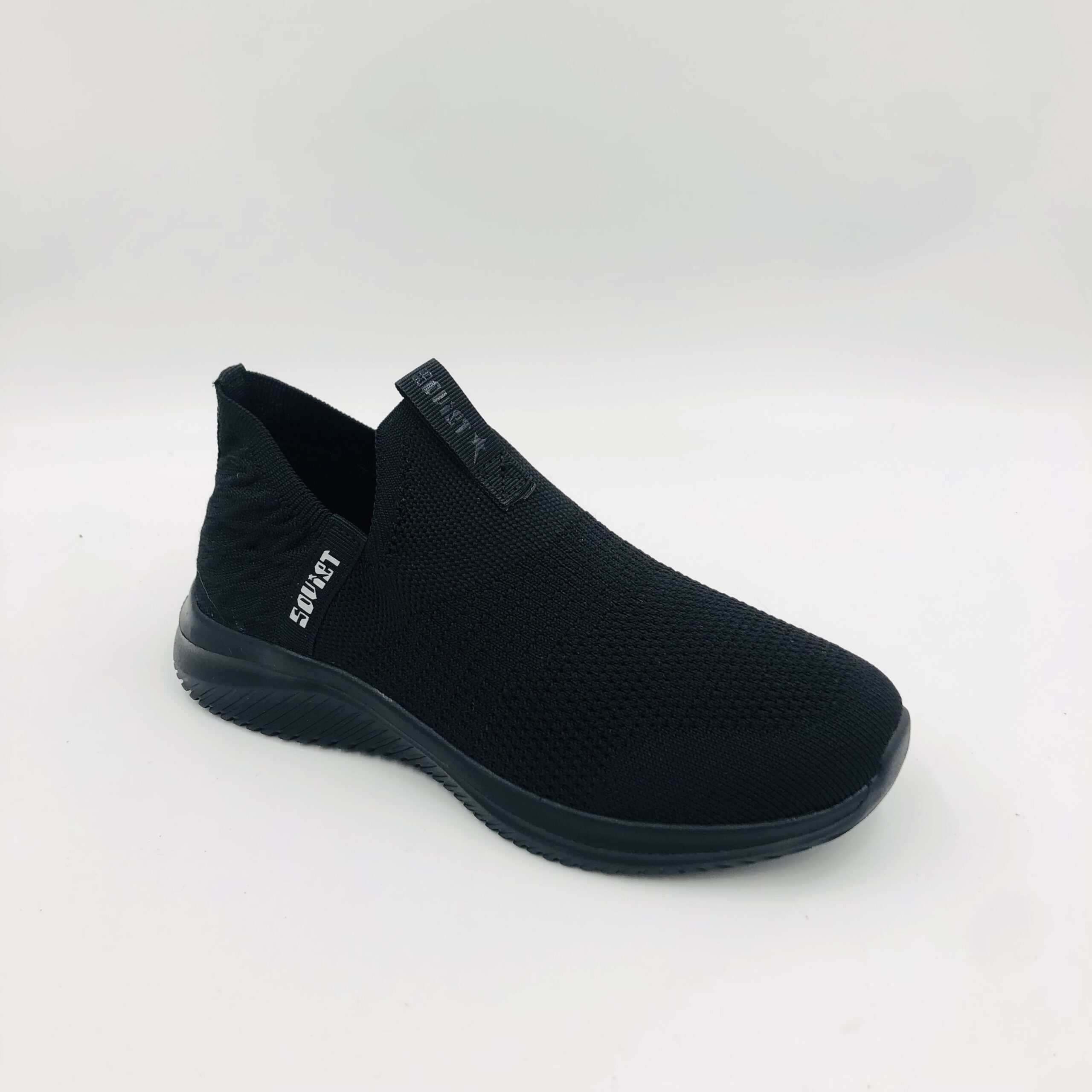 Soviet Ladies Zeta Black Slip-On Takkie