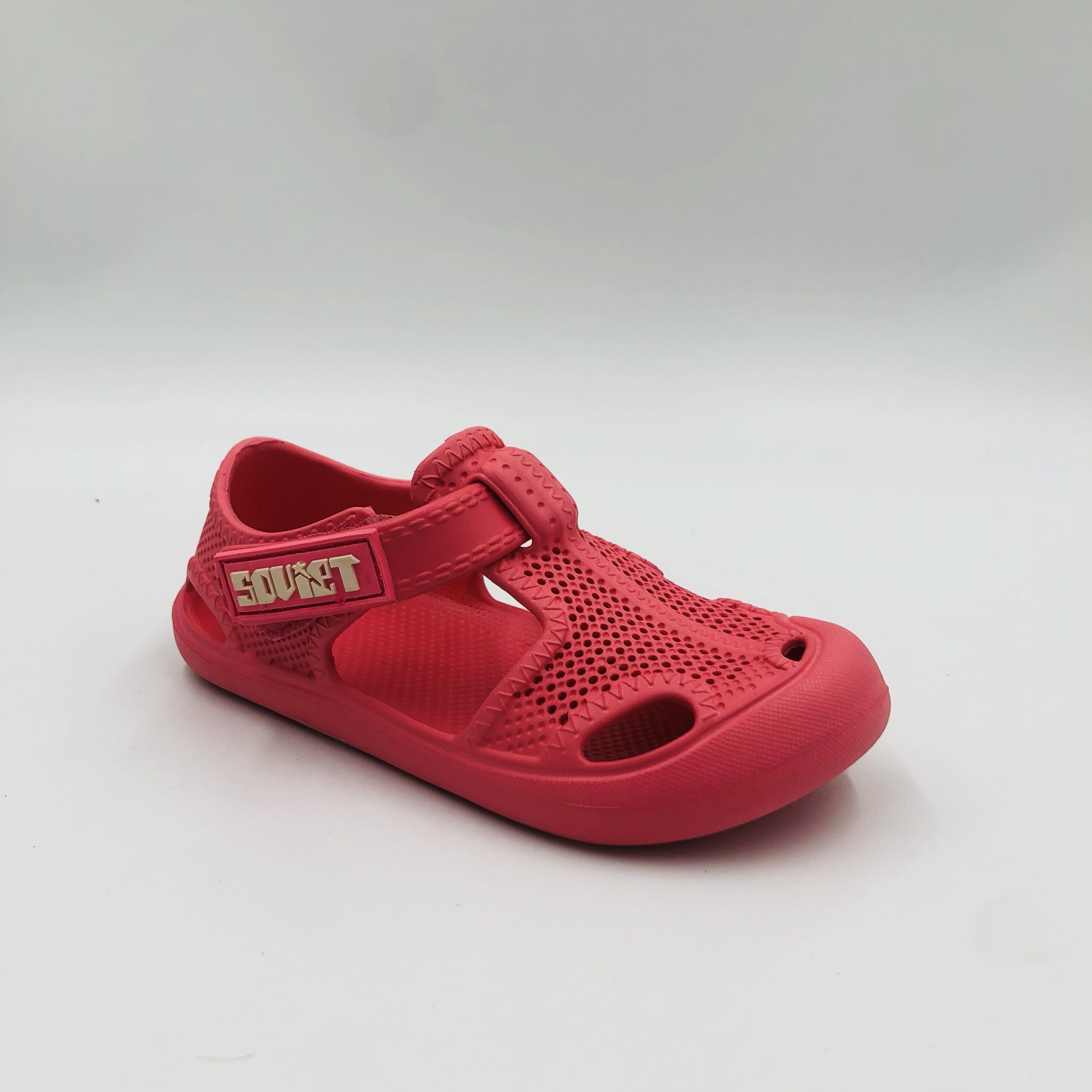 Soviet Kids Shalom Dark Pink Velcro Sandal
