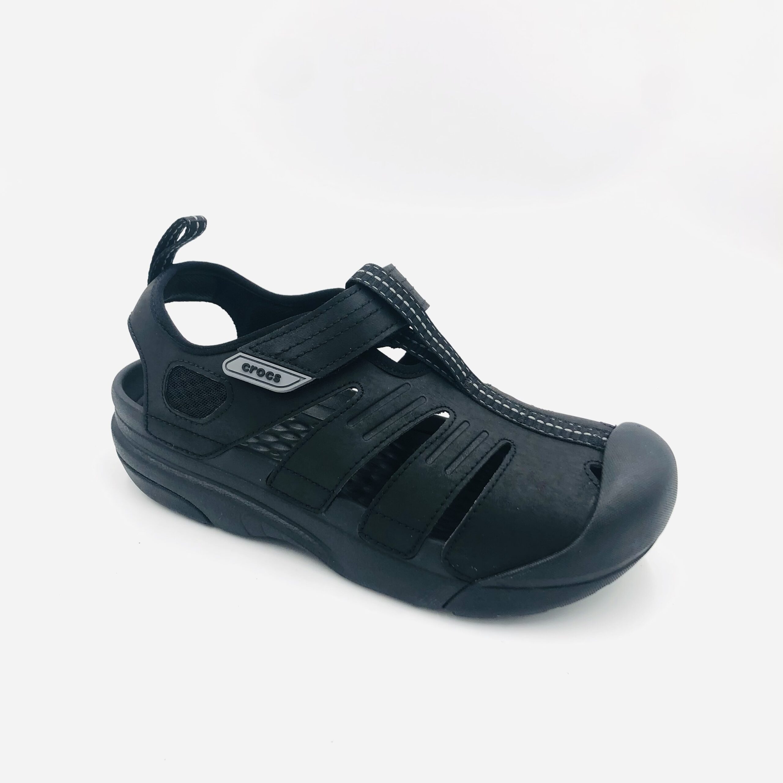 Crocs Yukon Fisherman Black Mens Sandal