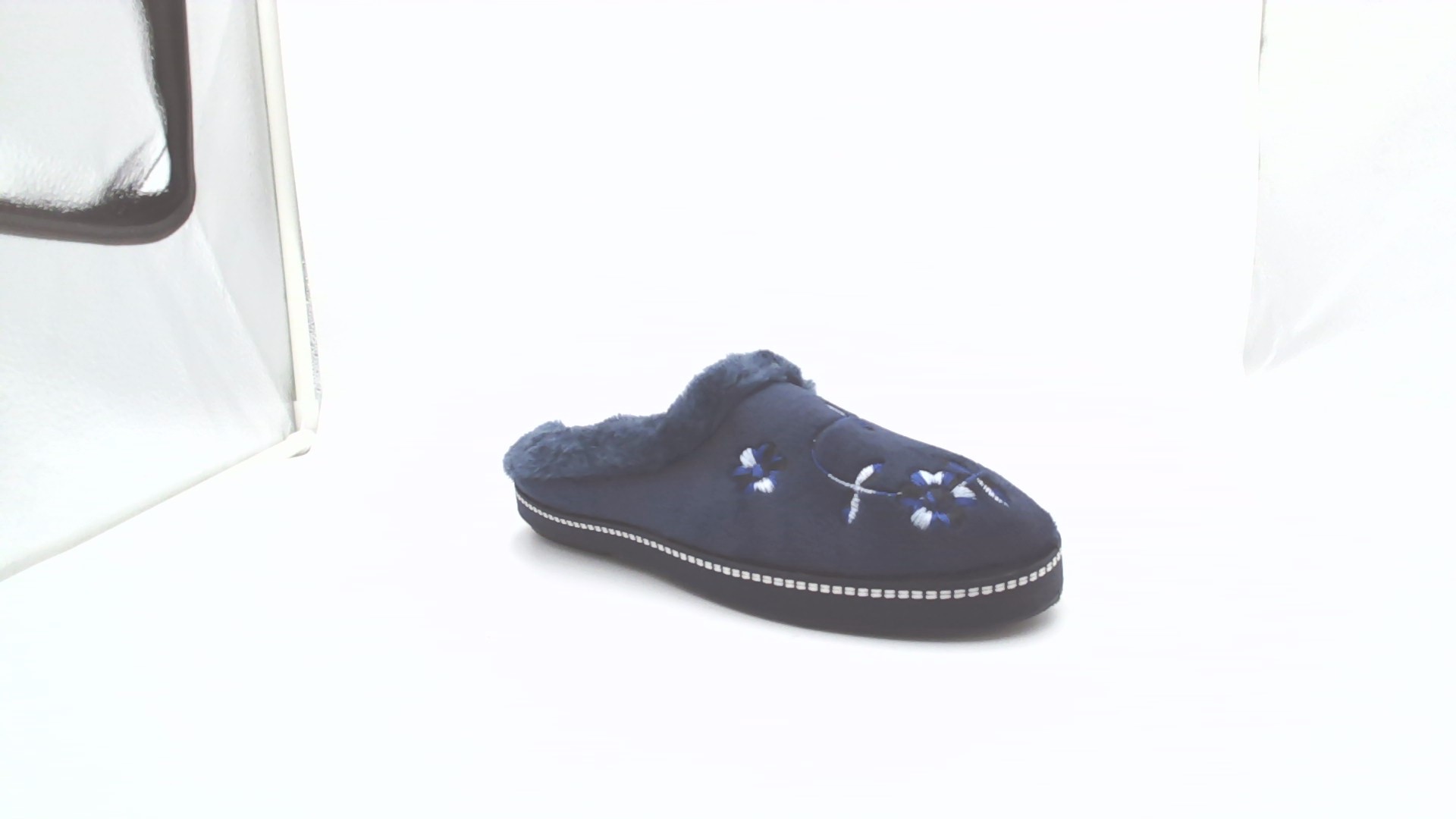 Sotto Navy Basic Ladies Slipper