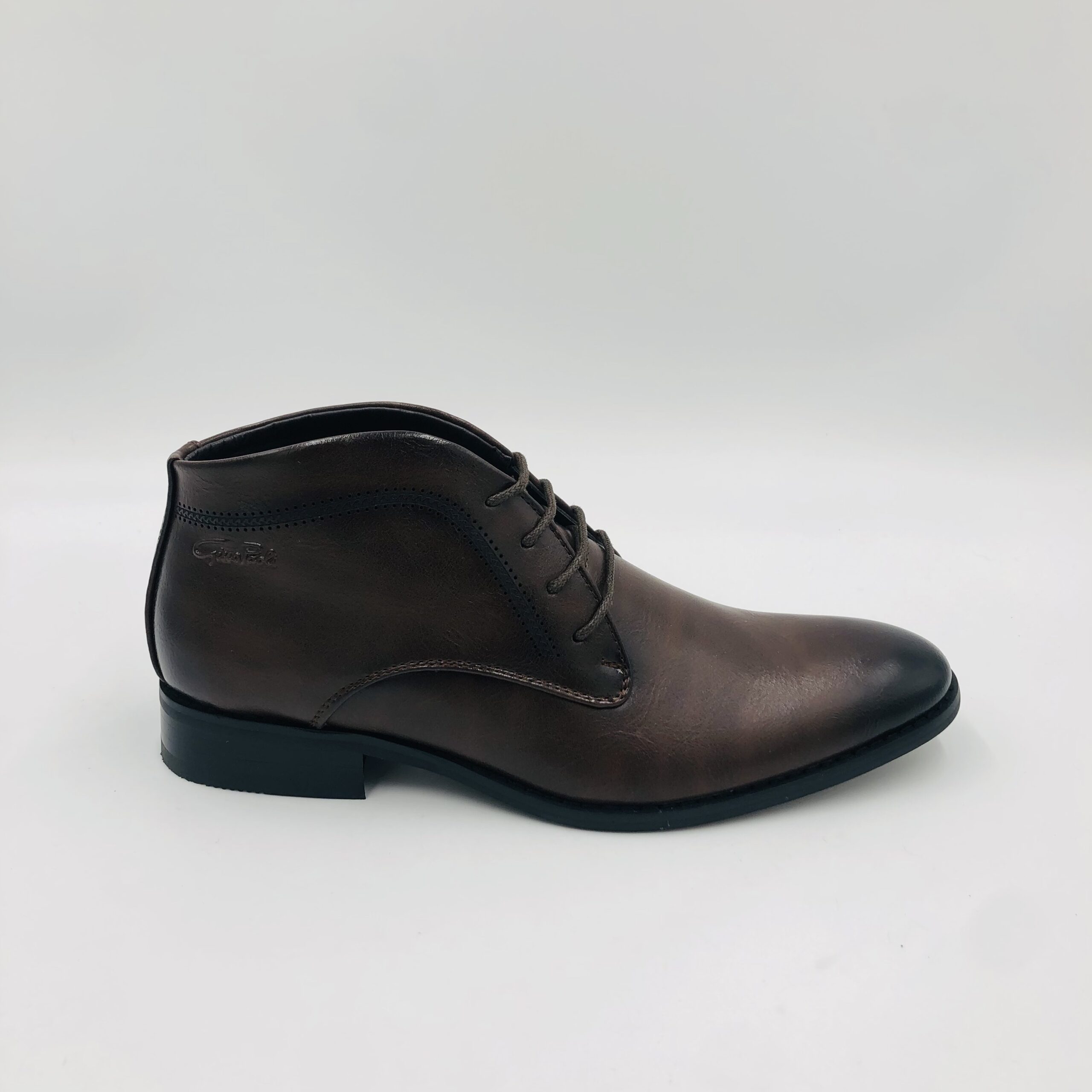 Gino Paoli Leopoldo Brown Mens Formal Boot - Image 2