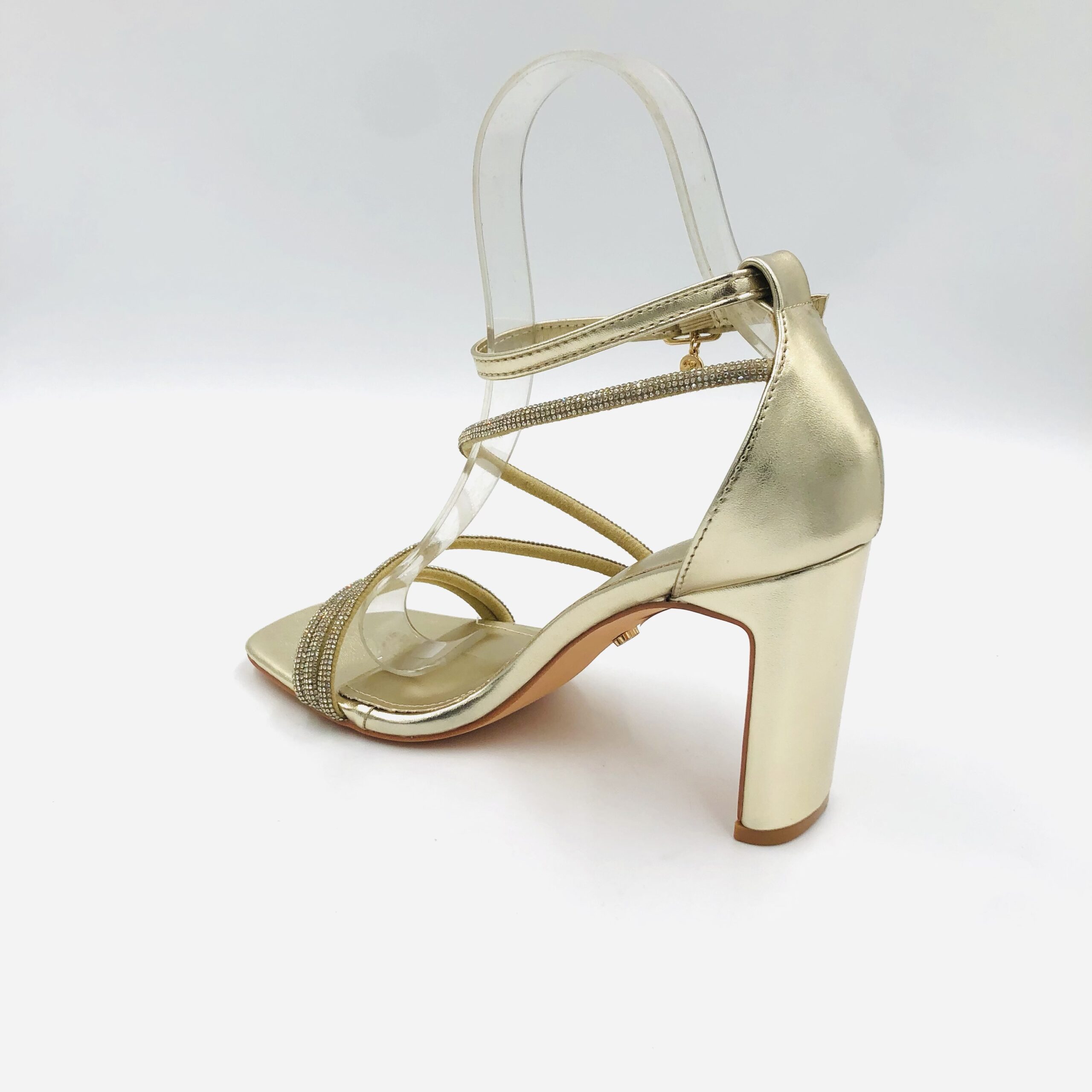 Miss Black Liliana 2 Gold Ladies Sandal - Image 3