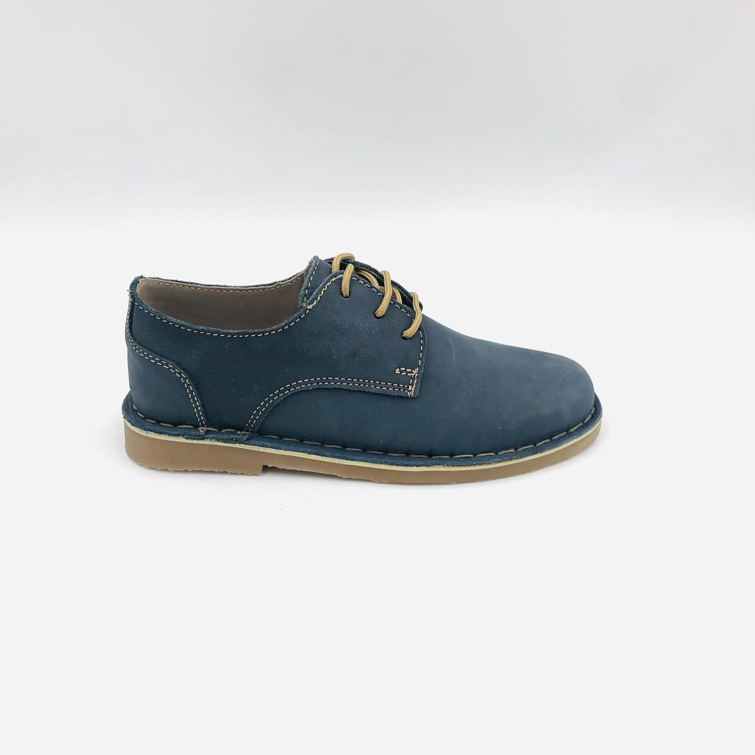 Desert Vellies Navy Ladies Nubuck Shoe - Image 2