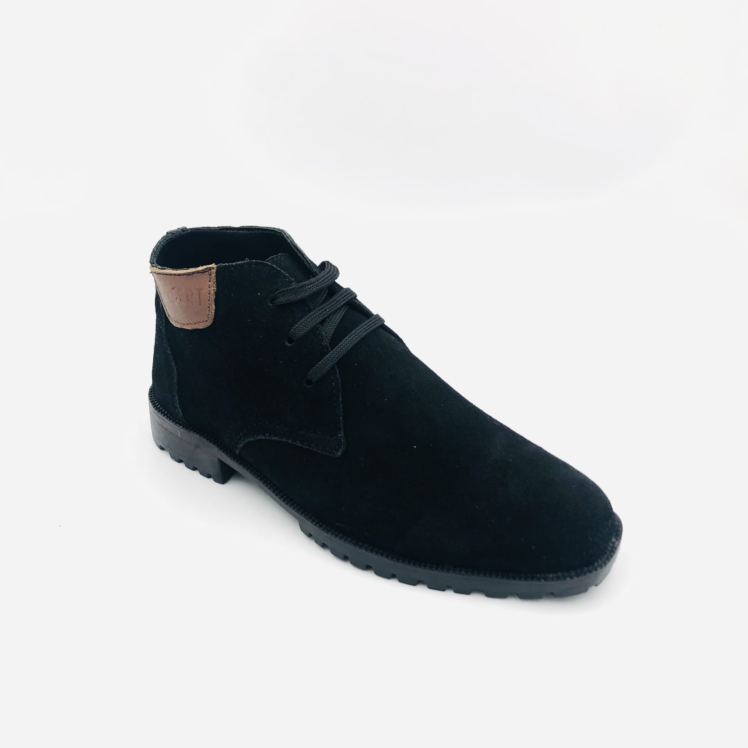 Desert Dara Black Mens Suede Boot