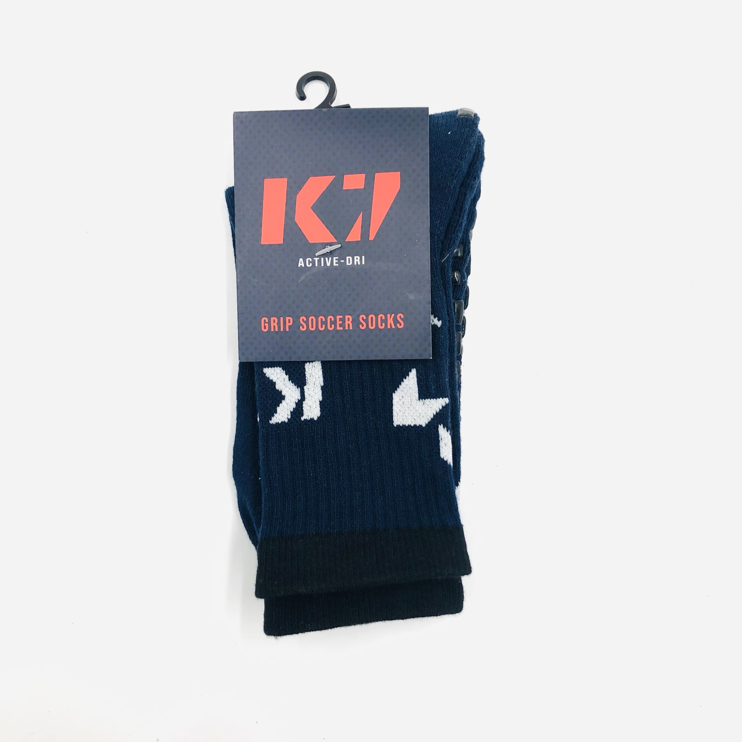 K7 Raptor Navy Grip Socks