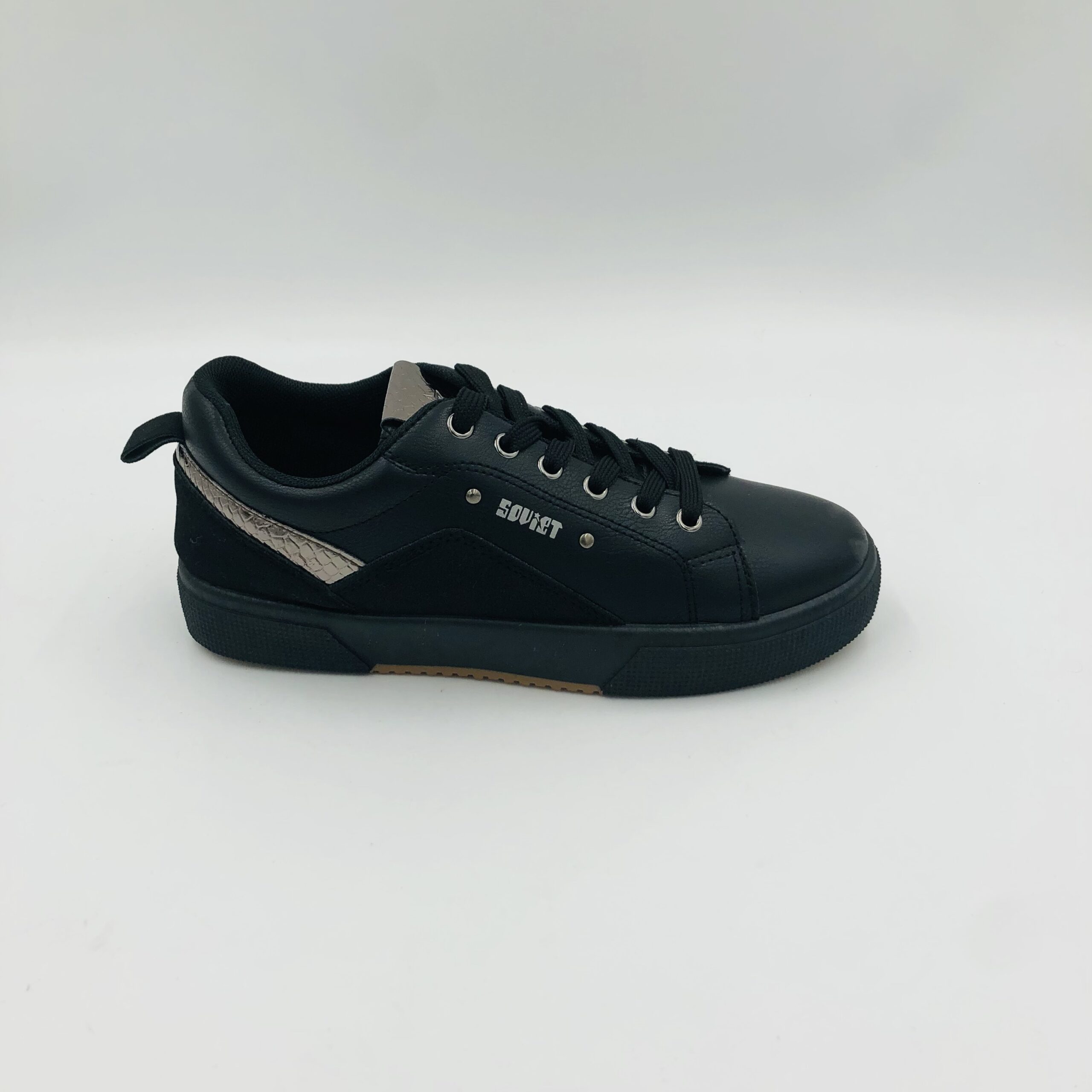 Soviet Ladies Coco Blanco Black Ladies Sneaker - Image 2