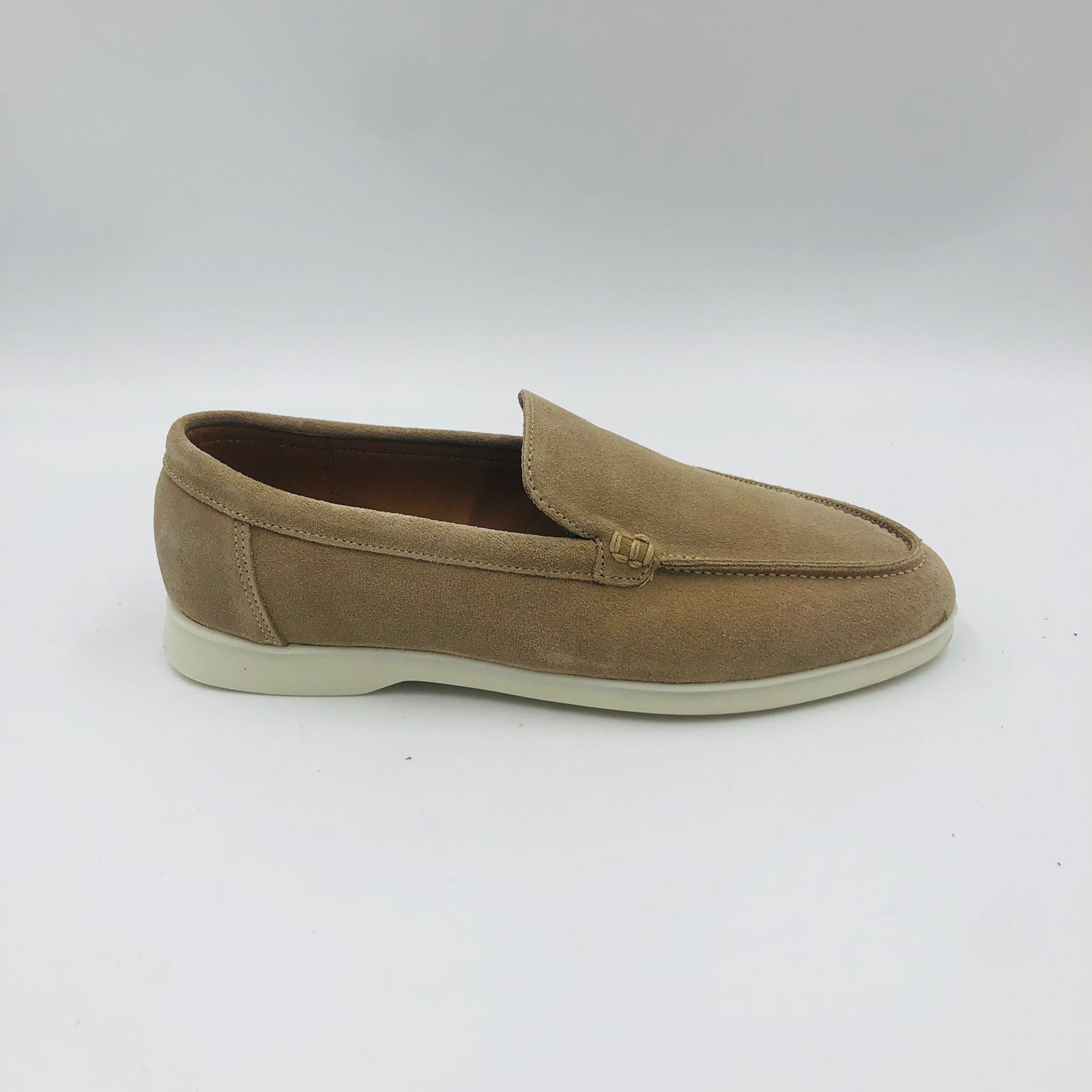 Arno Sig 1 Mens Taupe Loafer - Image 3