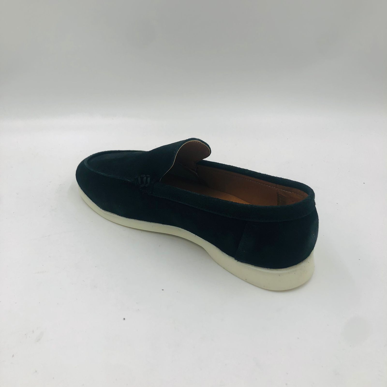 Arno Sig 1 Black/White Mens Loafer - Image 4