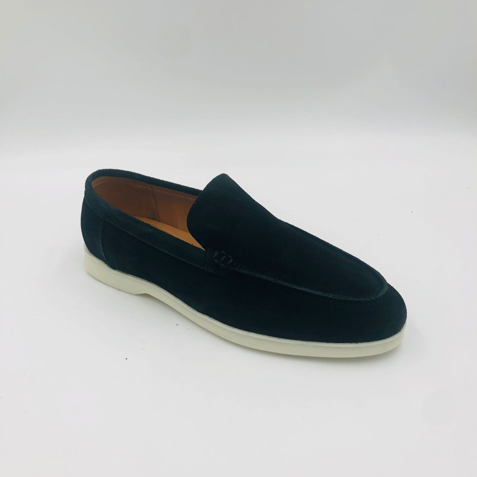 Arno Sig 1 Black/White Mens Loafer - Image 2