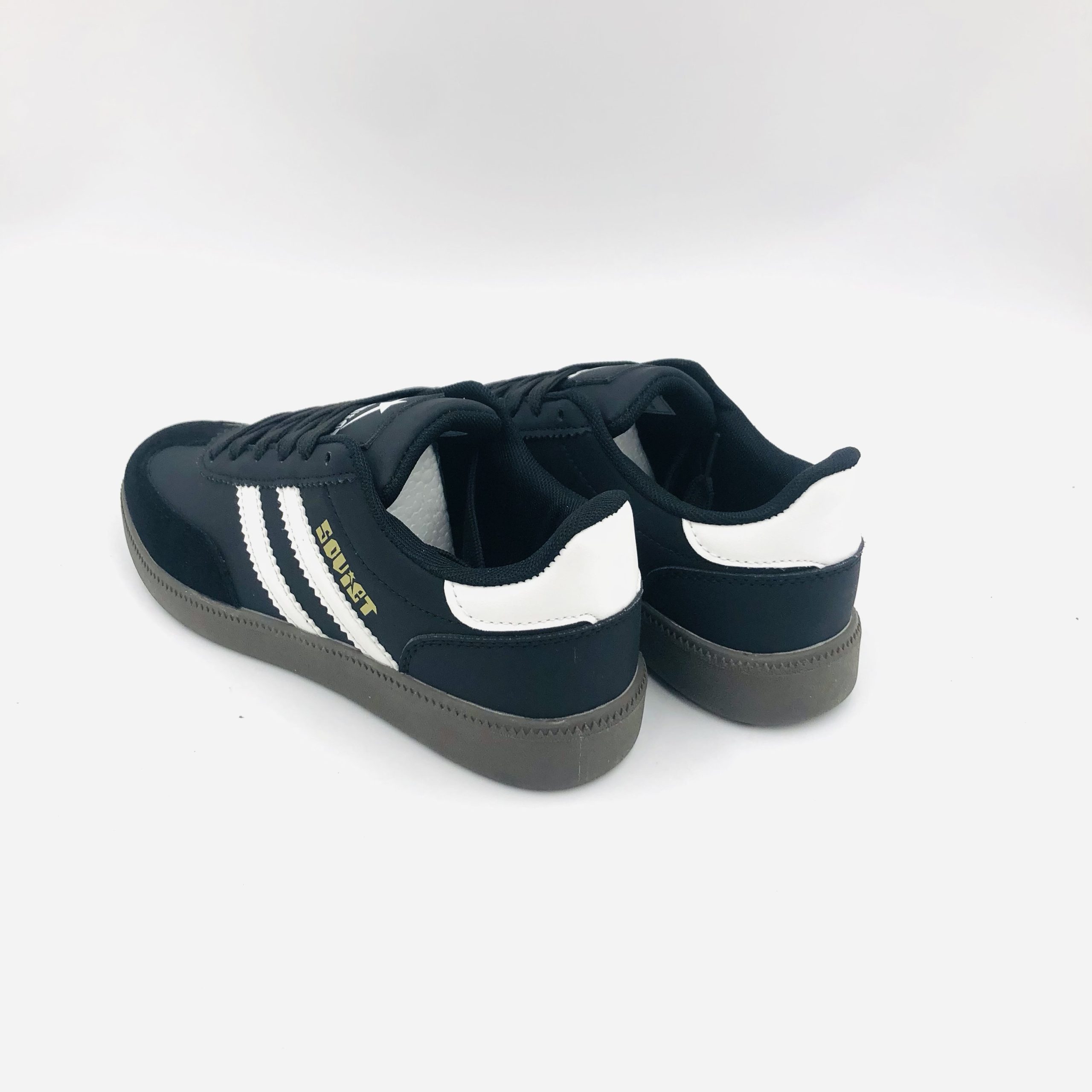 Soviet Ladies Ness Black; White & Gum Sneaker - Image 3