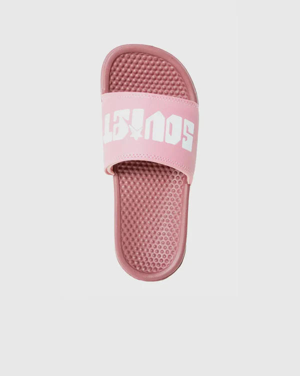 Soviet Kids Bahamas Pink & White Slides - Image 2