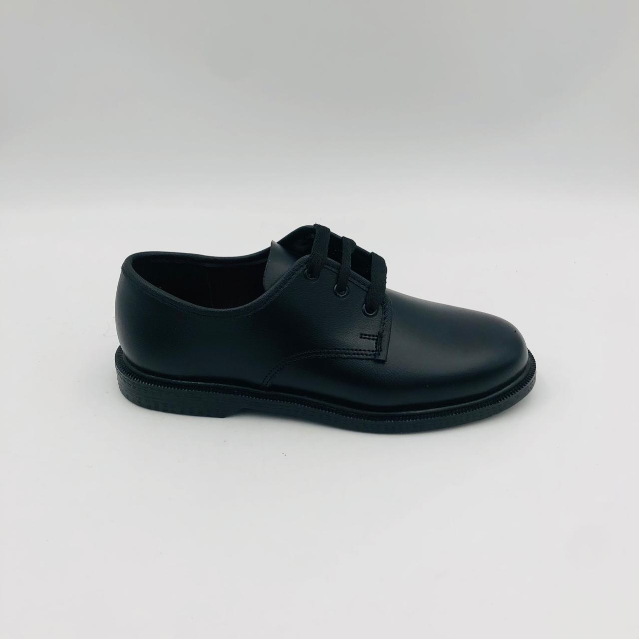 Bata College Kids Black School Shoes - Image 2