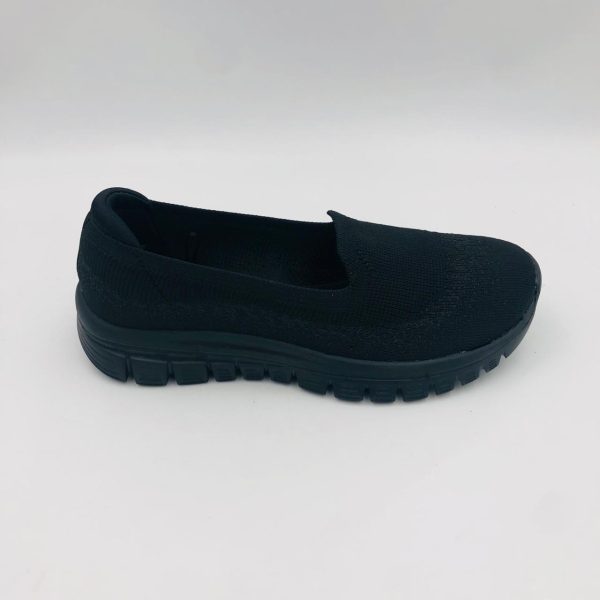 Skechers Graceful 100697 Black Ladies Sneaker - Shoe World