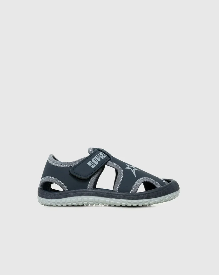 Soviet Kids Singh Navy & Charcoal Sandal - Image 3