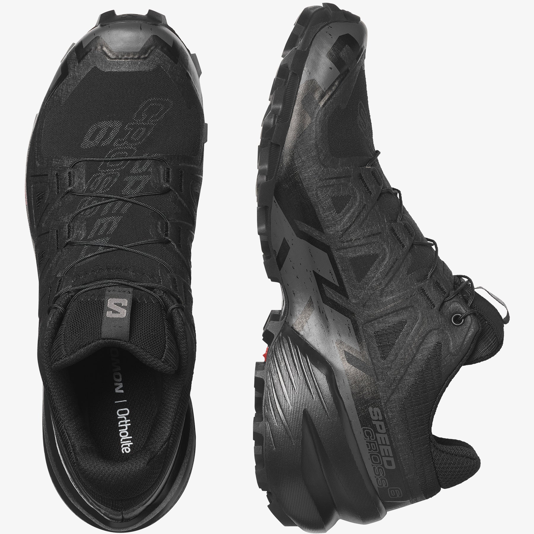 Salomon Ladies Speedcross 6 Black - Image 4