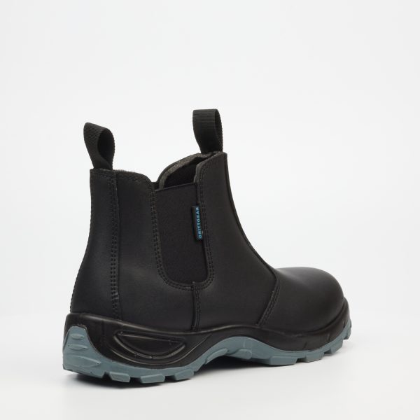 Grittgear Mangano Black Leather Safety Boot - Image 3