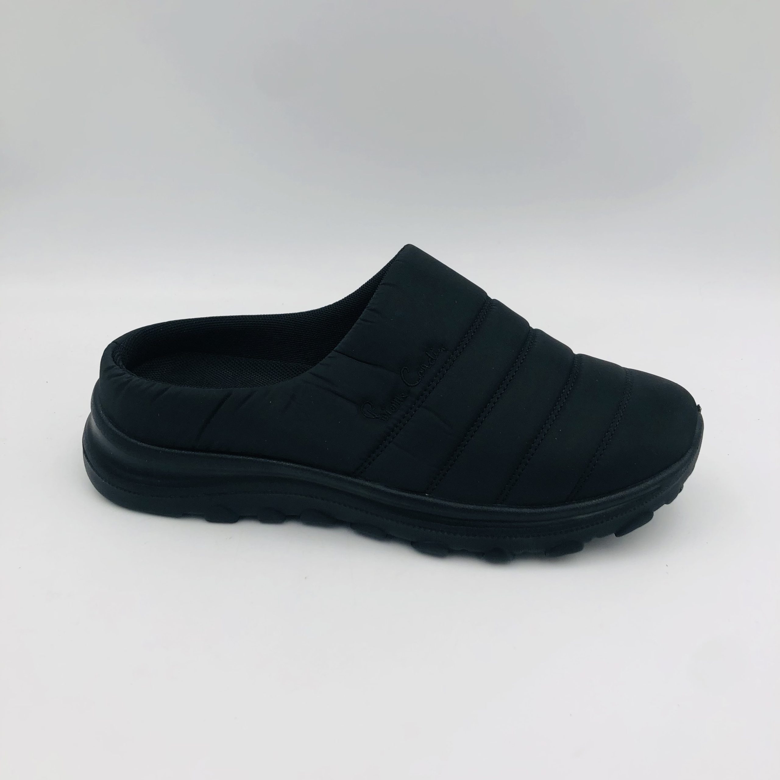 Pierre Cardin Glisser 2 Black Ladies Puffer Push In - Image 2