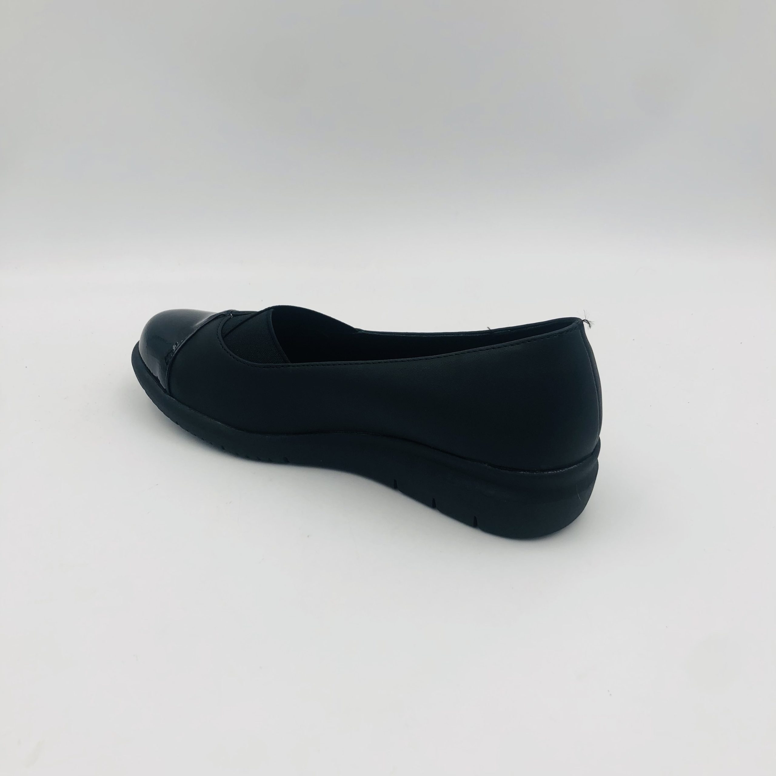 Piere Cardin Emma 1 Black Ladies Comfort Wedge - Image 3