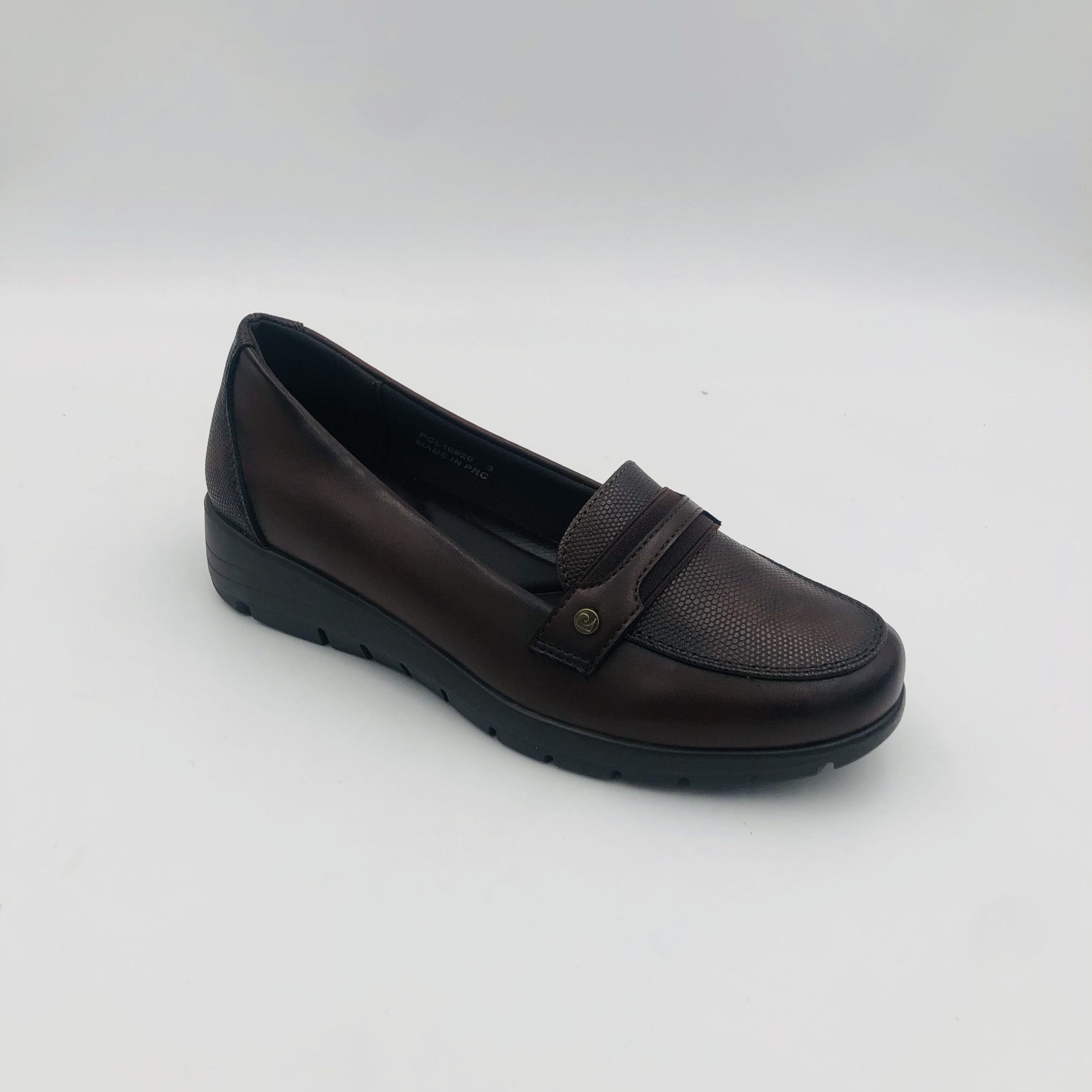 Pierre Cardin Corrine 1 Brown Ladies Comfort Wedge