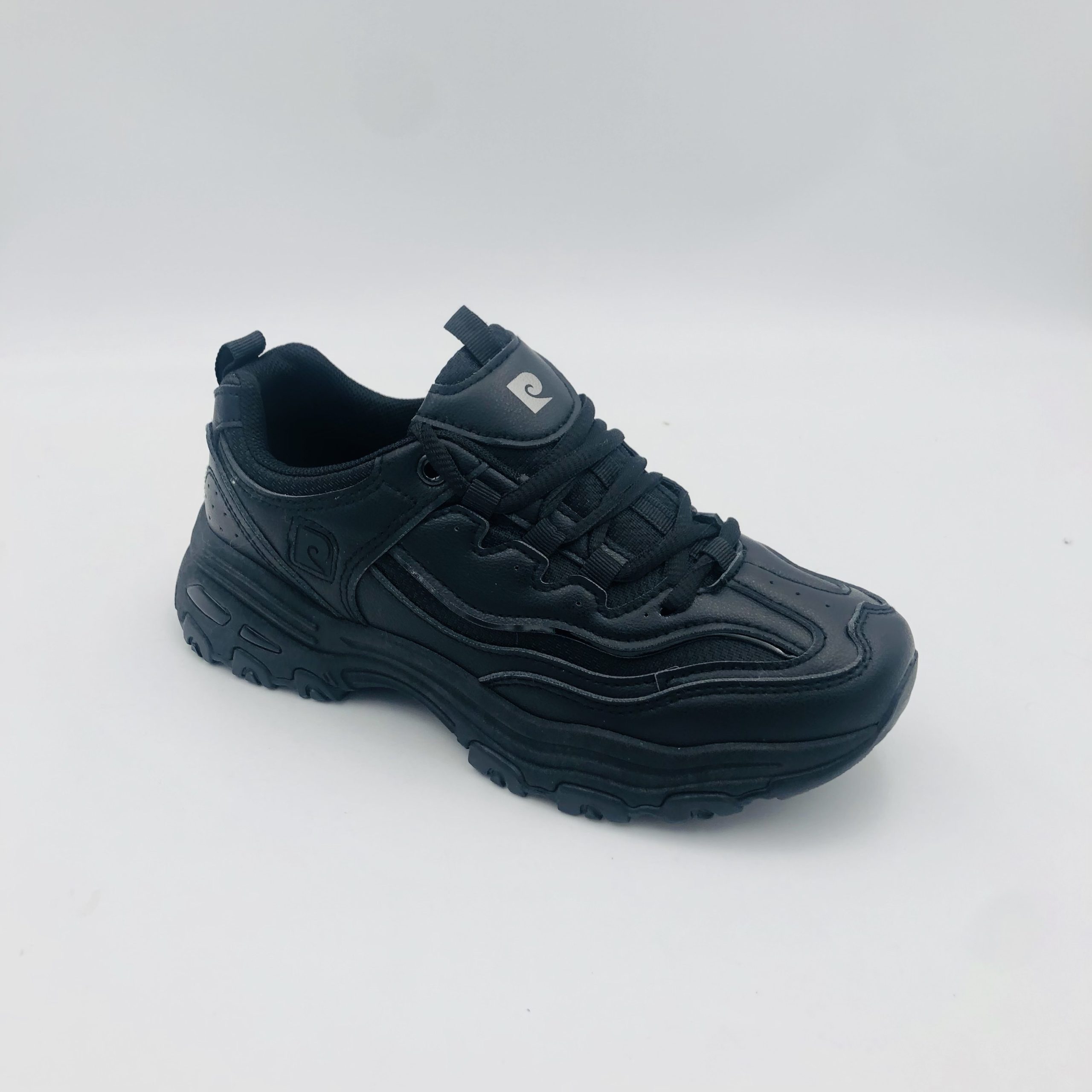 Pierre Cardin Sirine 7 Black Ladies Laceup Sneaker