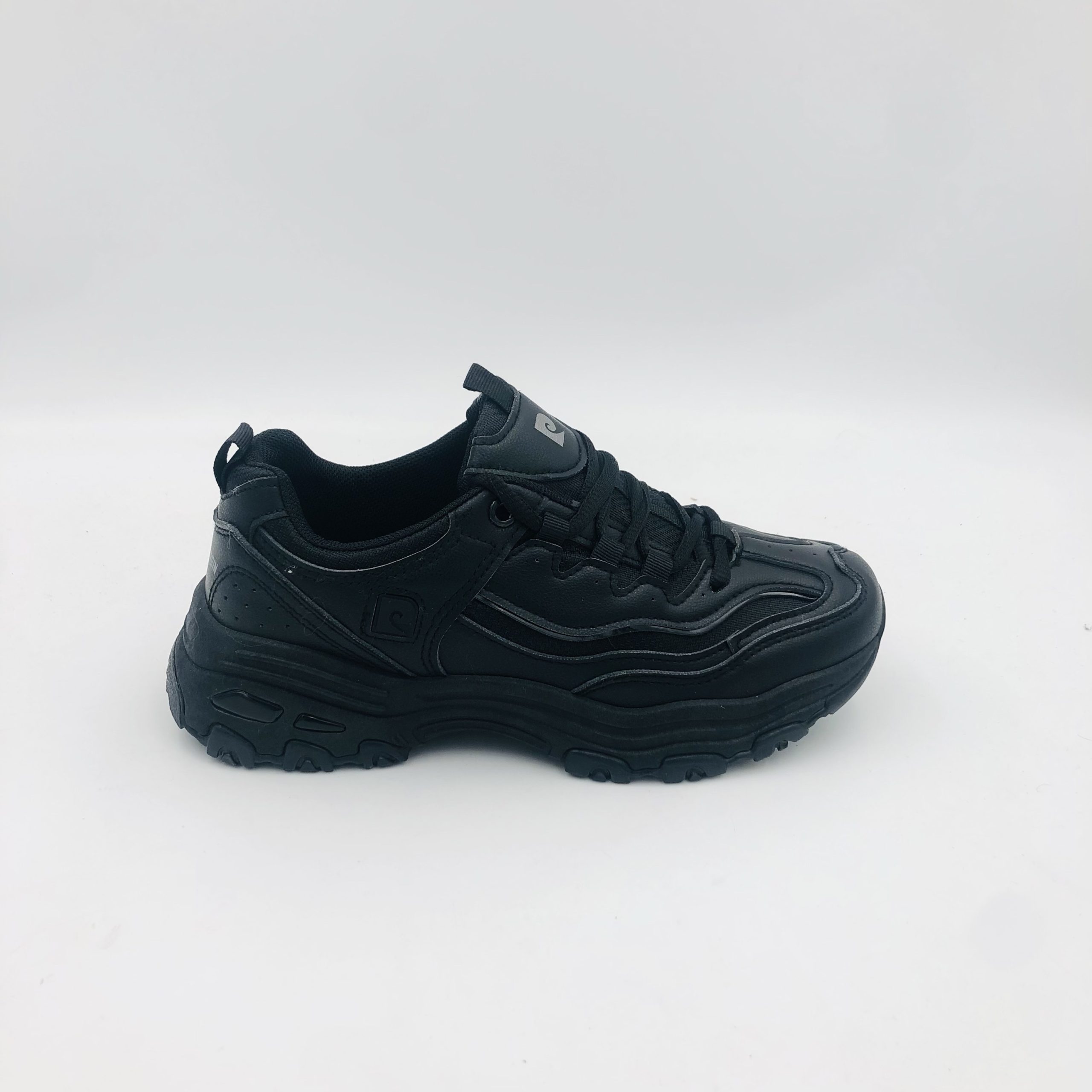 Pierre Cardin Sirine 7 Black Ladies Laceup Sneaker - Image 2