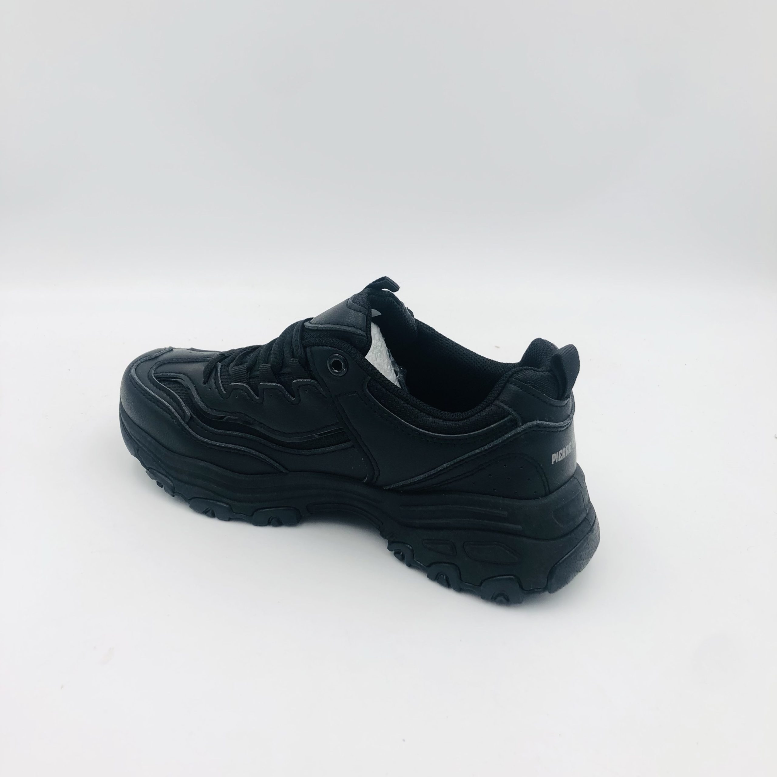 Pierre Cardin Sirine 7 Black Ladies Laceup Sneaker - Image 3