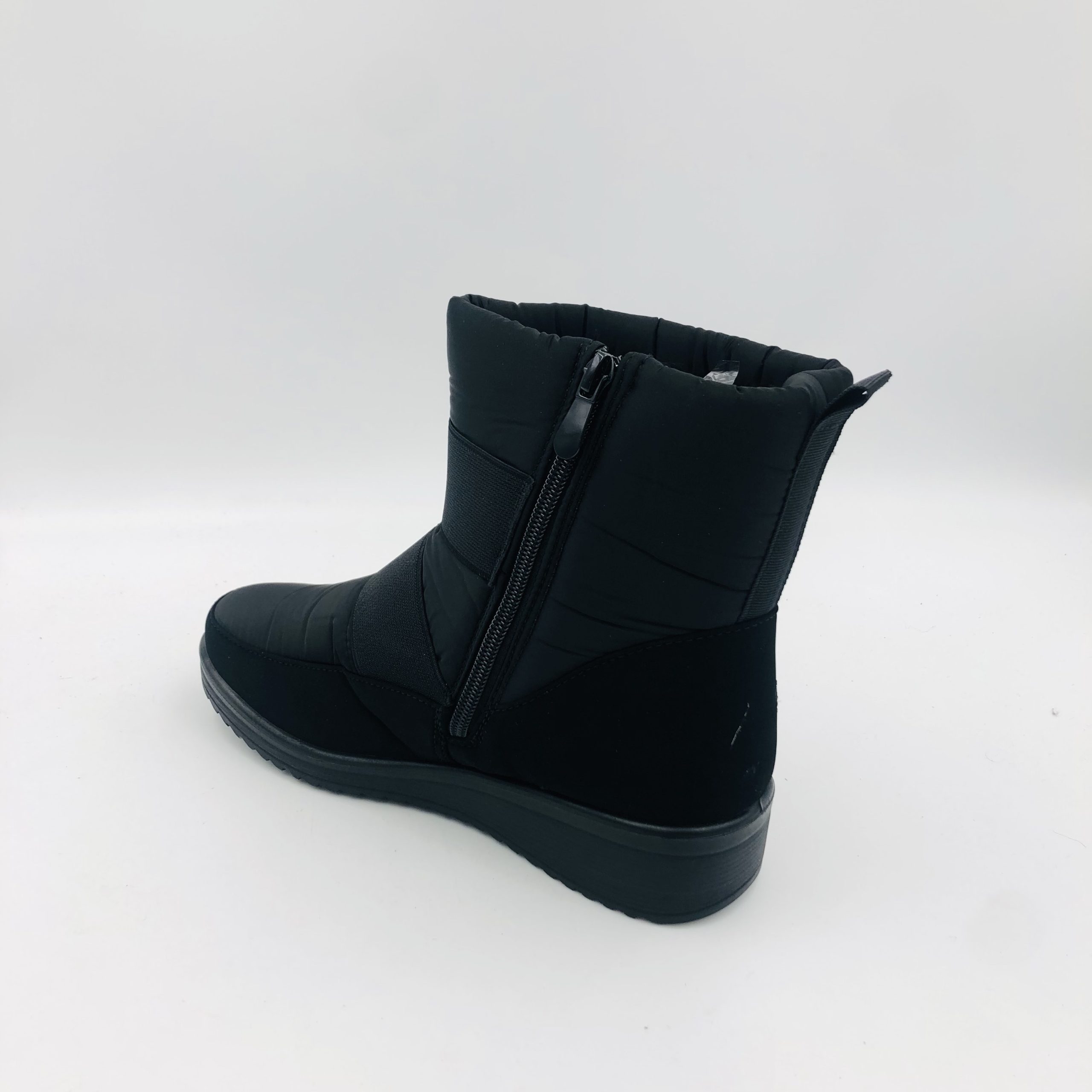 Pierre Cardin Christelle 6 Black Ladies Fur Lined Puffer Boot - Image 3
