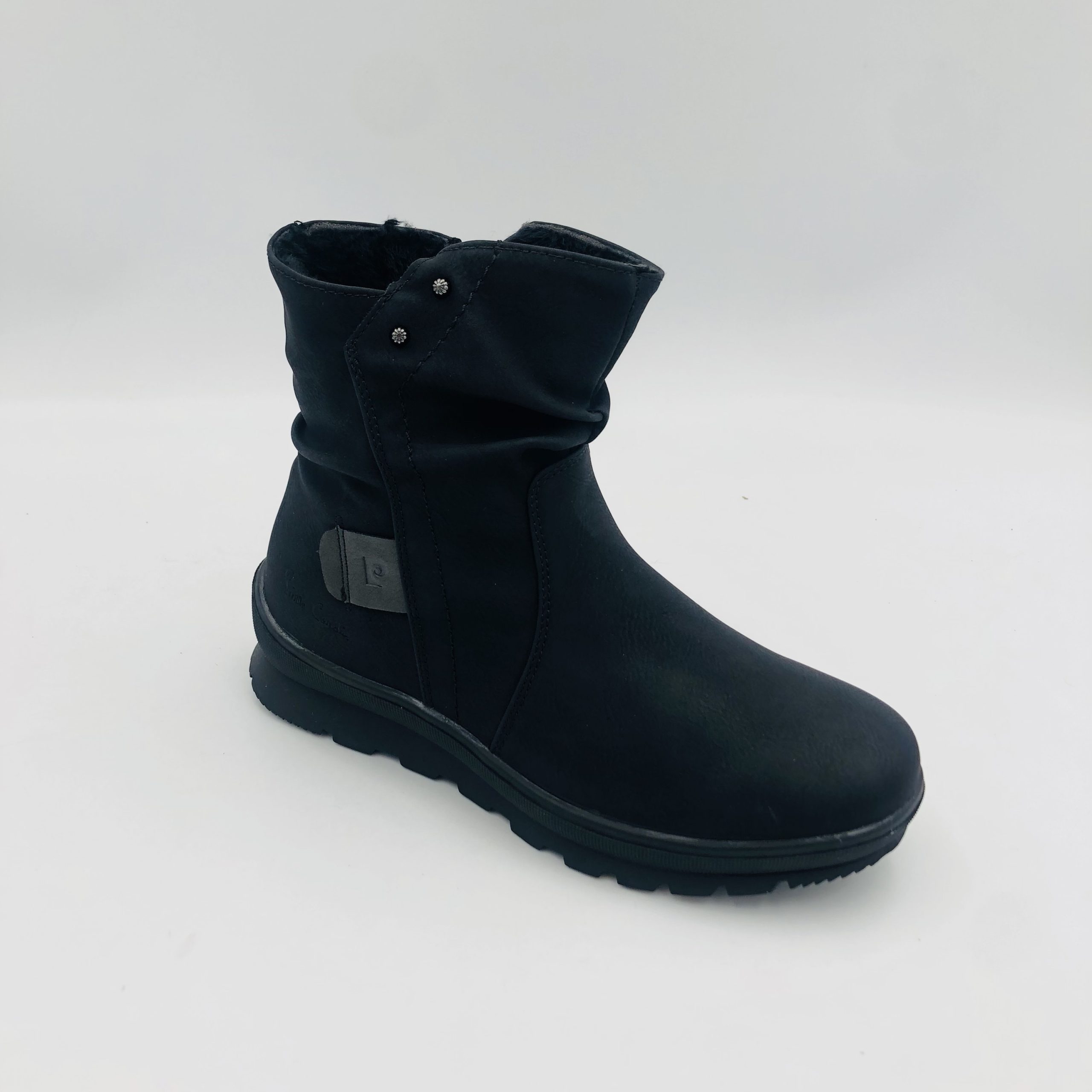 Pierre Cardin Seval Black Ladies Ankle Boot