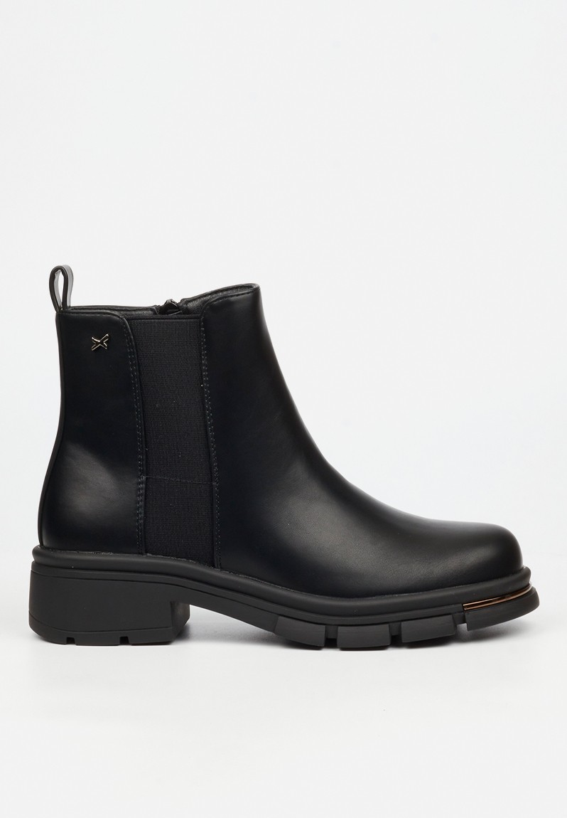 Rock N Co Static 2 Black Ladies Chelsea Boot - Image 3