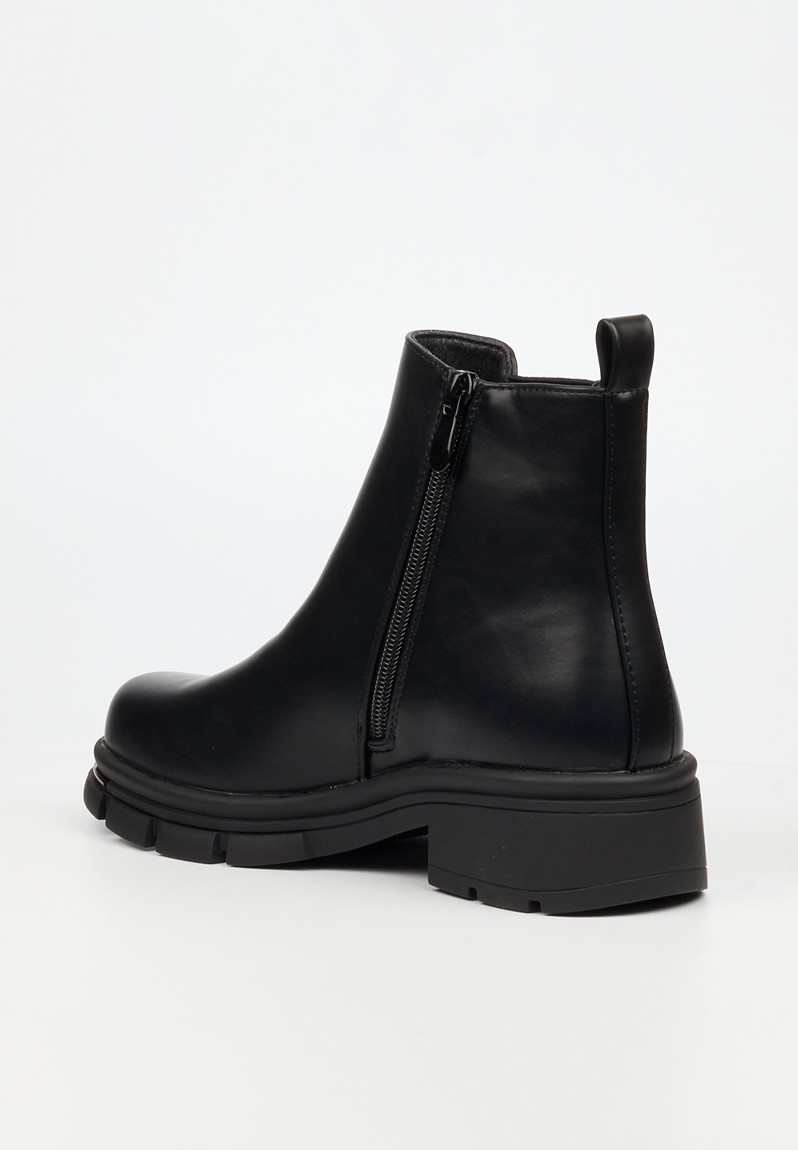 Rock N Co Static 2 Black Ladies Chelsea Boot - Image 2