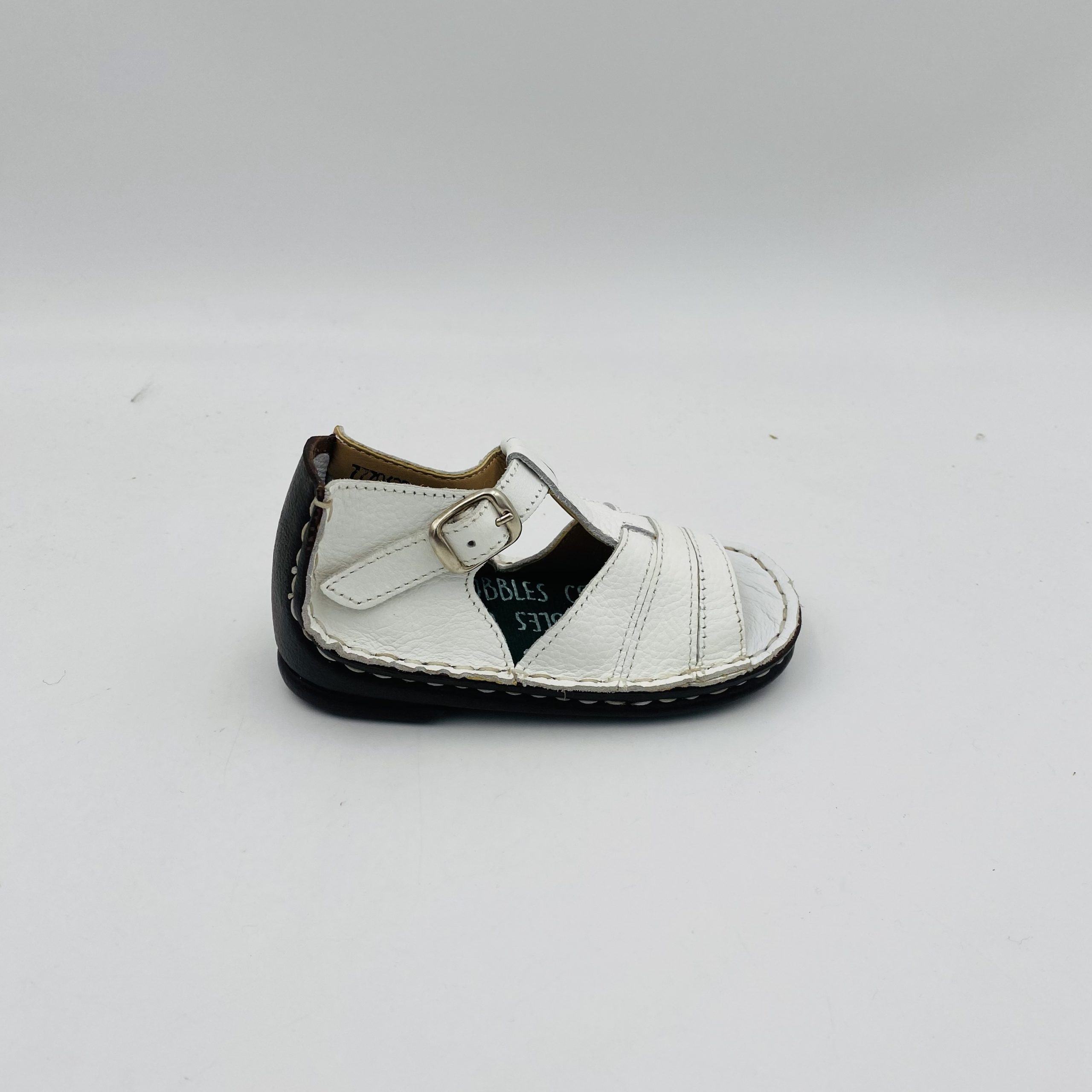 Cobbles Nc248 White Kids Sandal - Image 2
