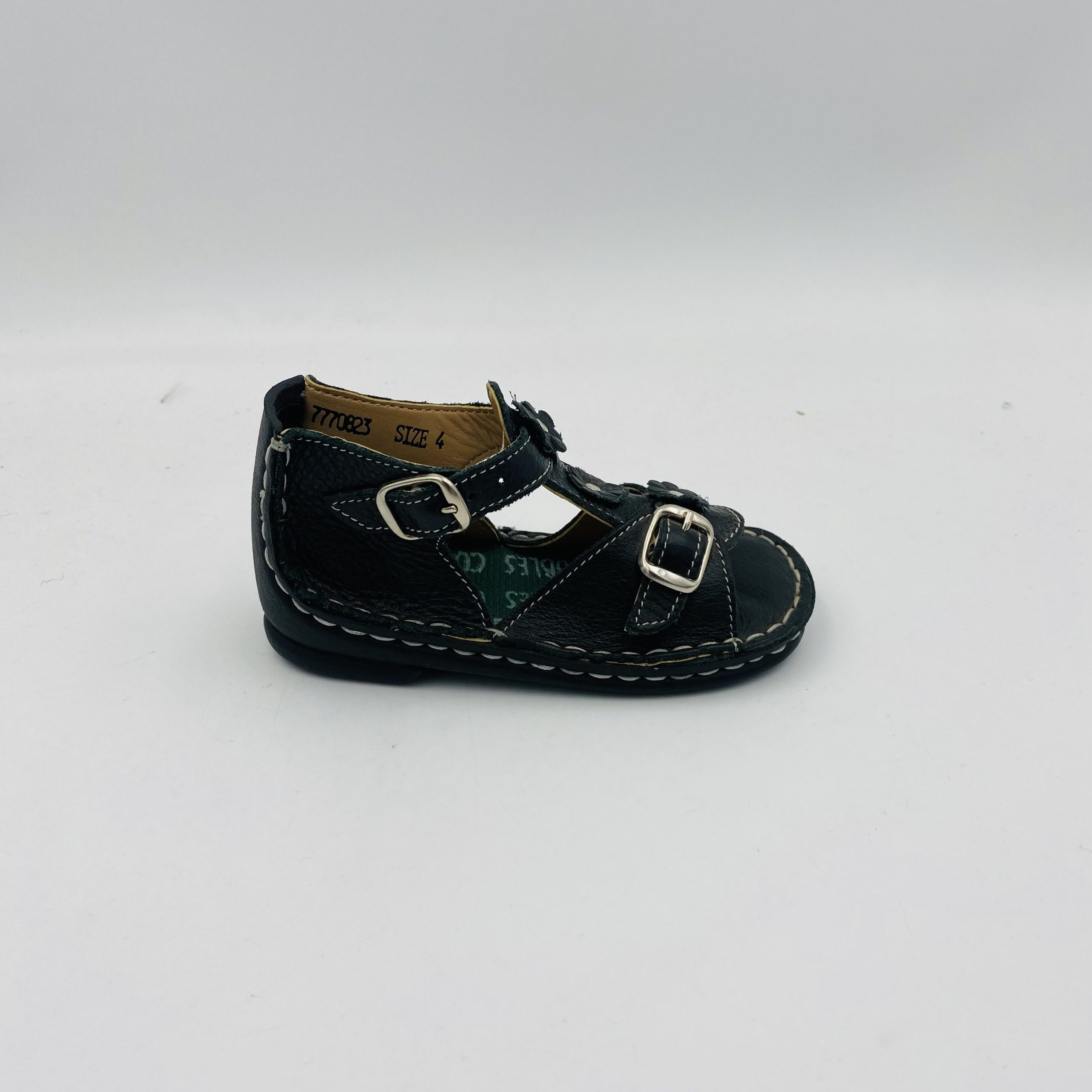Cobbles Nc202 Black Toddlers Sandal - Image 2