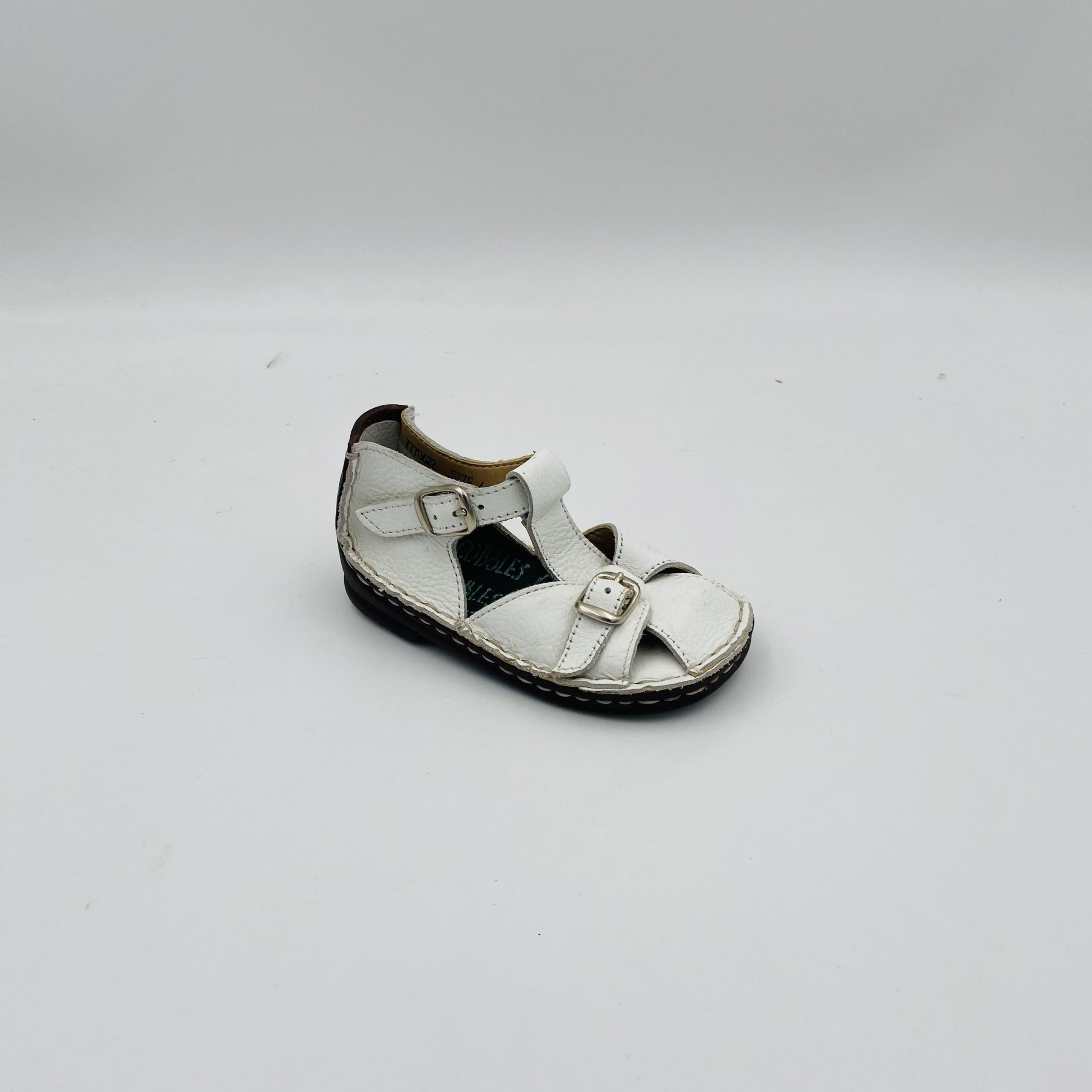 Cobbles Nc218 White Toddlers Sandal