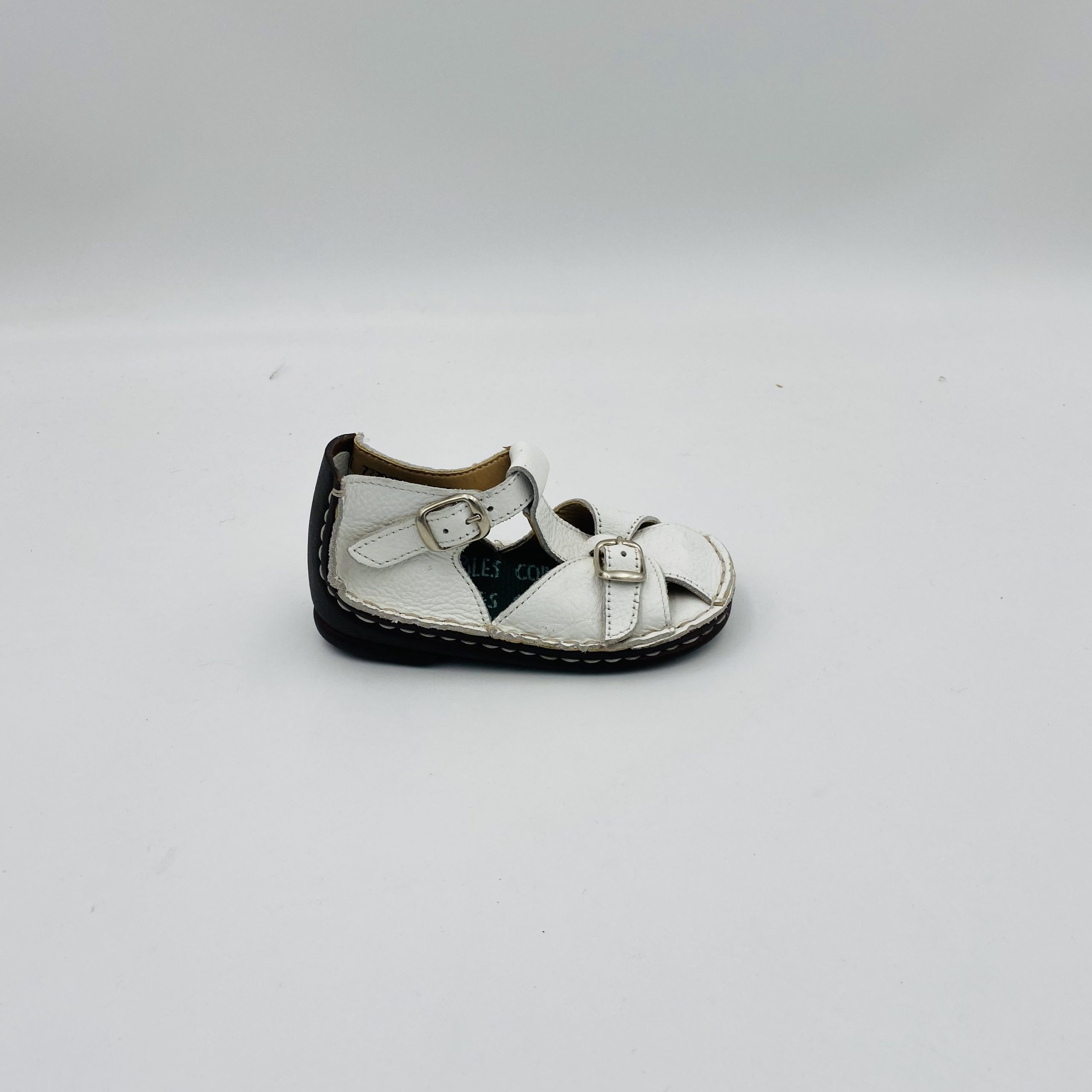 Cobbles Nc218 White Toddlers Sandal - Image 2