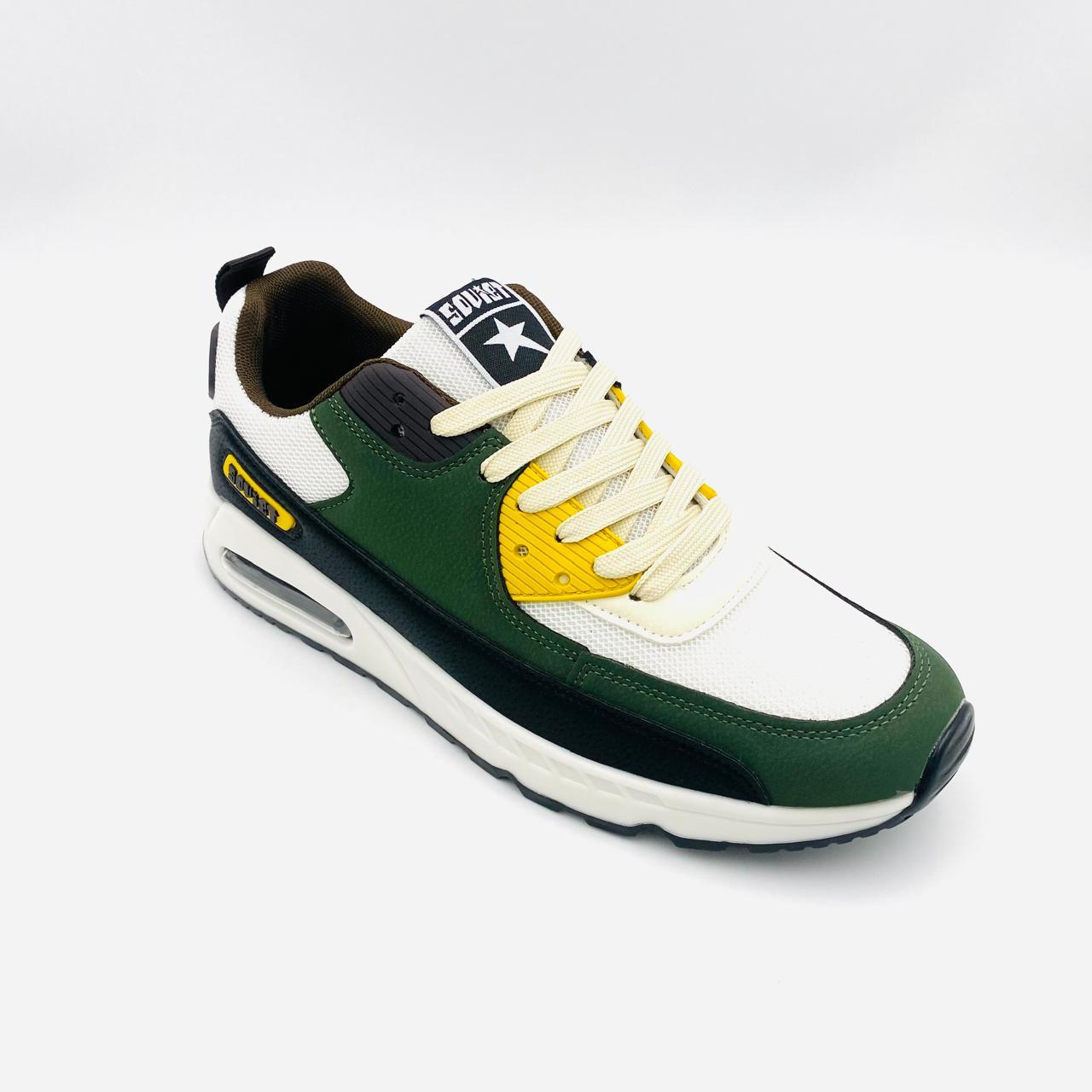 Soviet Mens Kirk Olive/Mustard/Cream Sneaker
