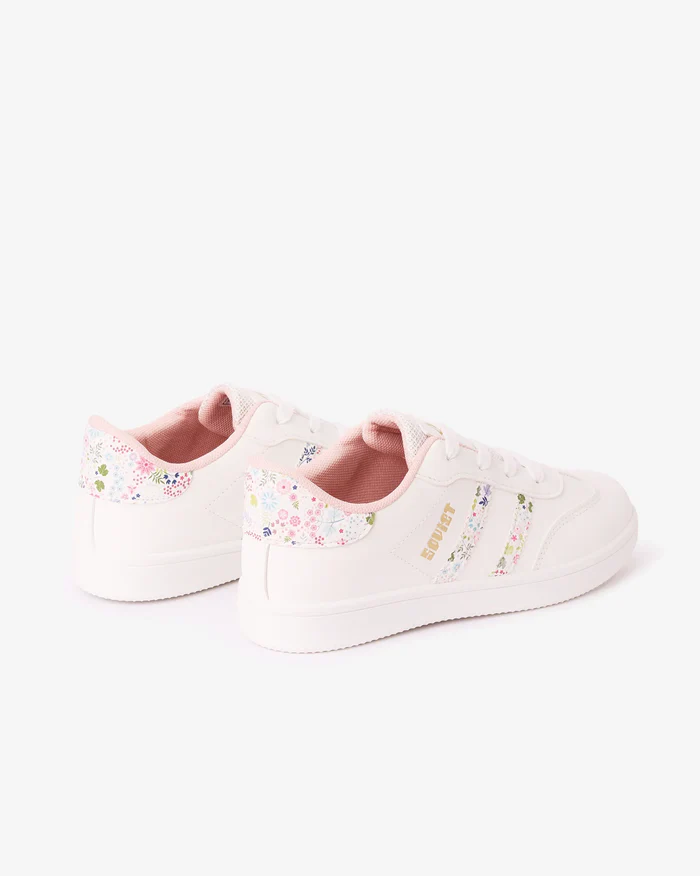 Soviet Kids Isla White/Floral Mix Sneaker - Image 2