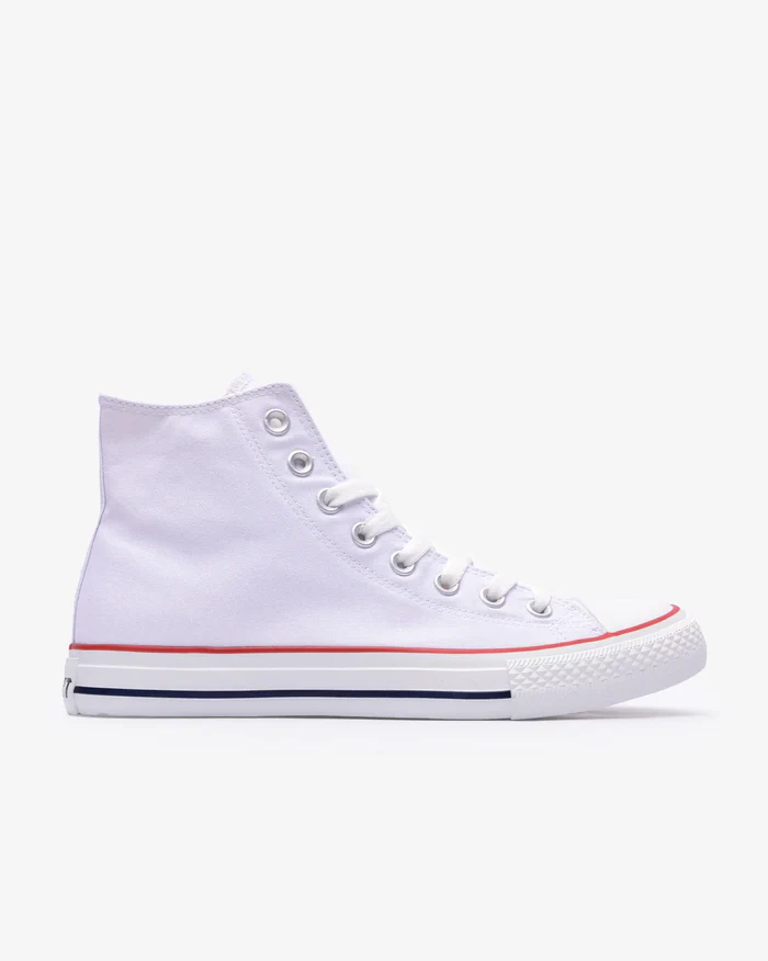 Soviet Mens Viper Hi White Sneaker - Image 3