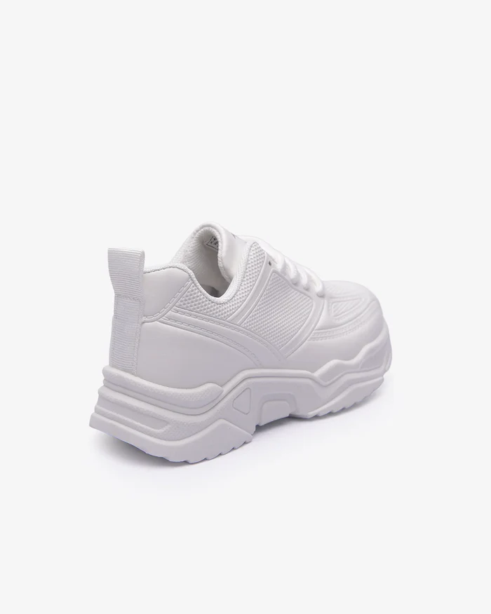 Soviet Ladies Aurelia White Sneaker - Image 2