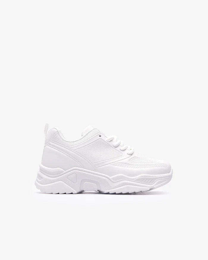 Soviet Ladies Ruffini White Sneaker - Image 3