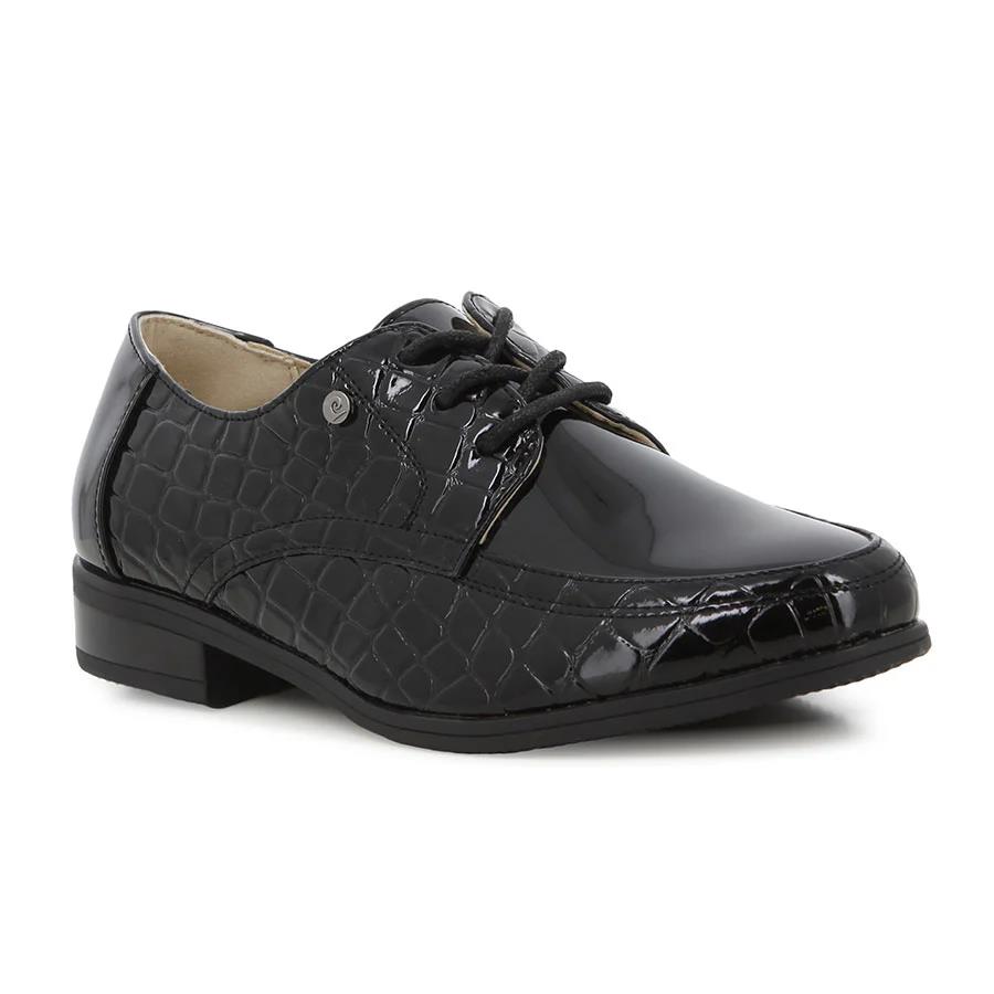 Pierre Cardin 10956 Leandra 21 Black Patent Ladies Shoe