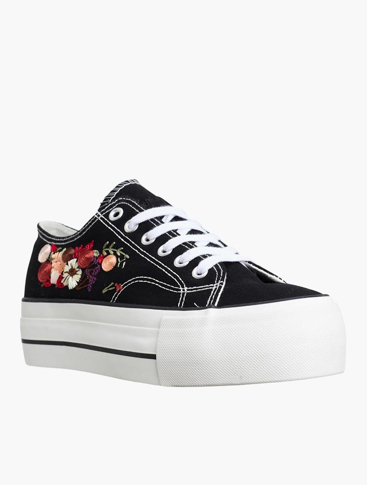 Pierre Cardin 10624 Bouqet 3 Black Ladies Sneaker