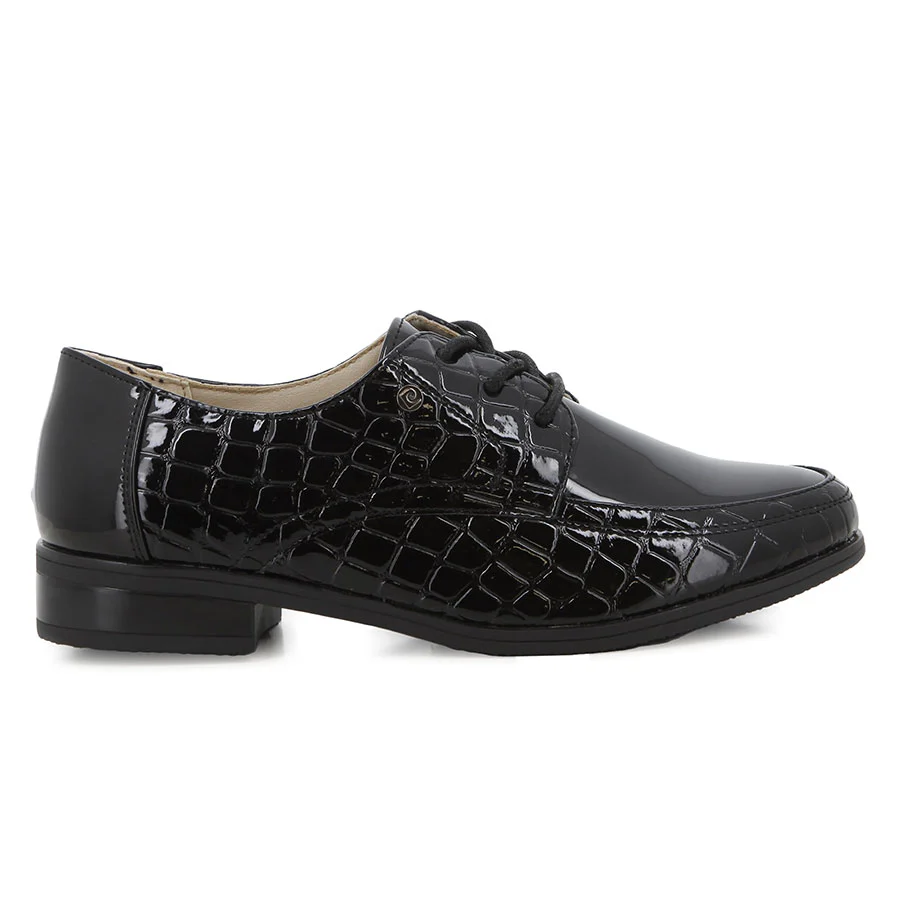 Pierre Cardin 10956 Leandra 21 Black Patent Ladies Shoe - Image 3