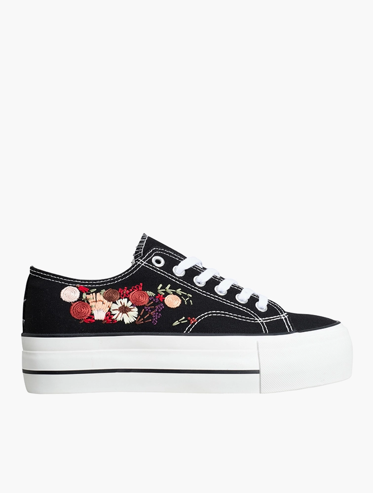 Pierre Cardin 10624 Bouqet 3 Black Ladies Sneaker - Image 2