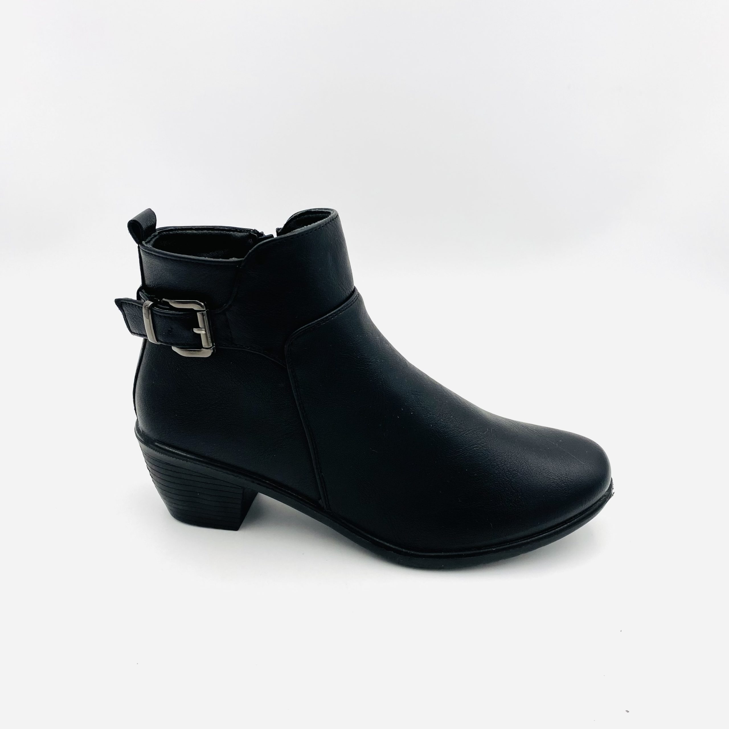 Savoy Ladies Olga Black Ankle Boot - Image 3