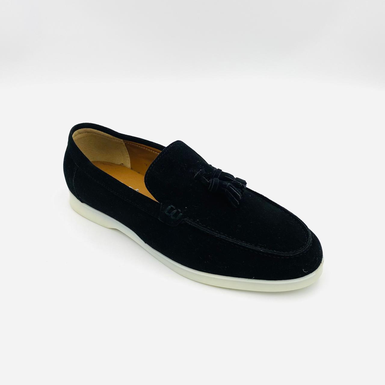 Filo Sig22 Black Mens Synthetic Tassle Loafer