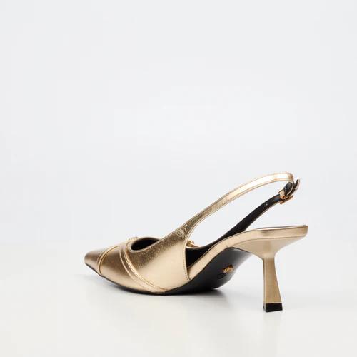 Butterfly Maven 1 Champagne Kitten Heel - Image 2