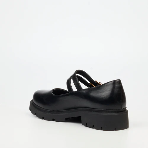 Miss Black Tipsy 16 Black Ladies Mary Jane Shoe - Image 2